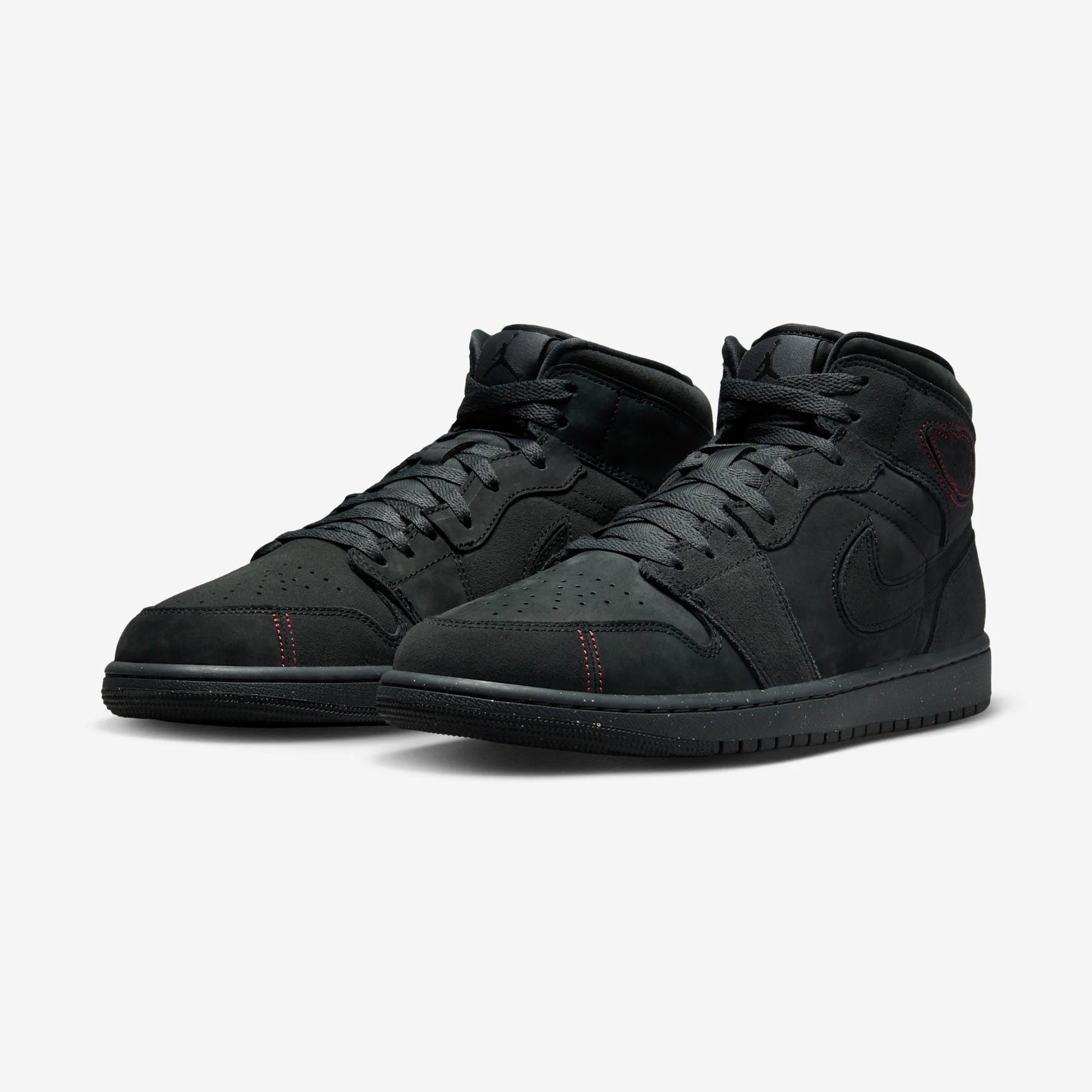 Jordan 1 Mid SE Craft Dark Smoke Red