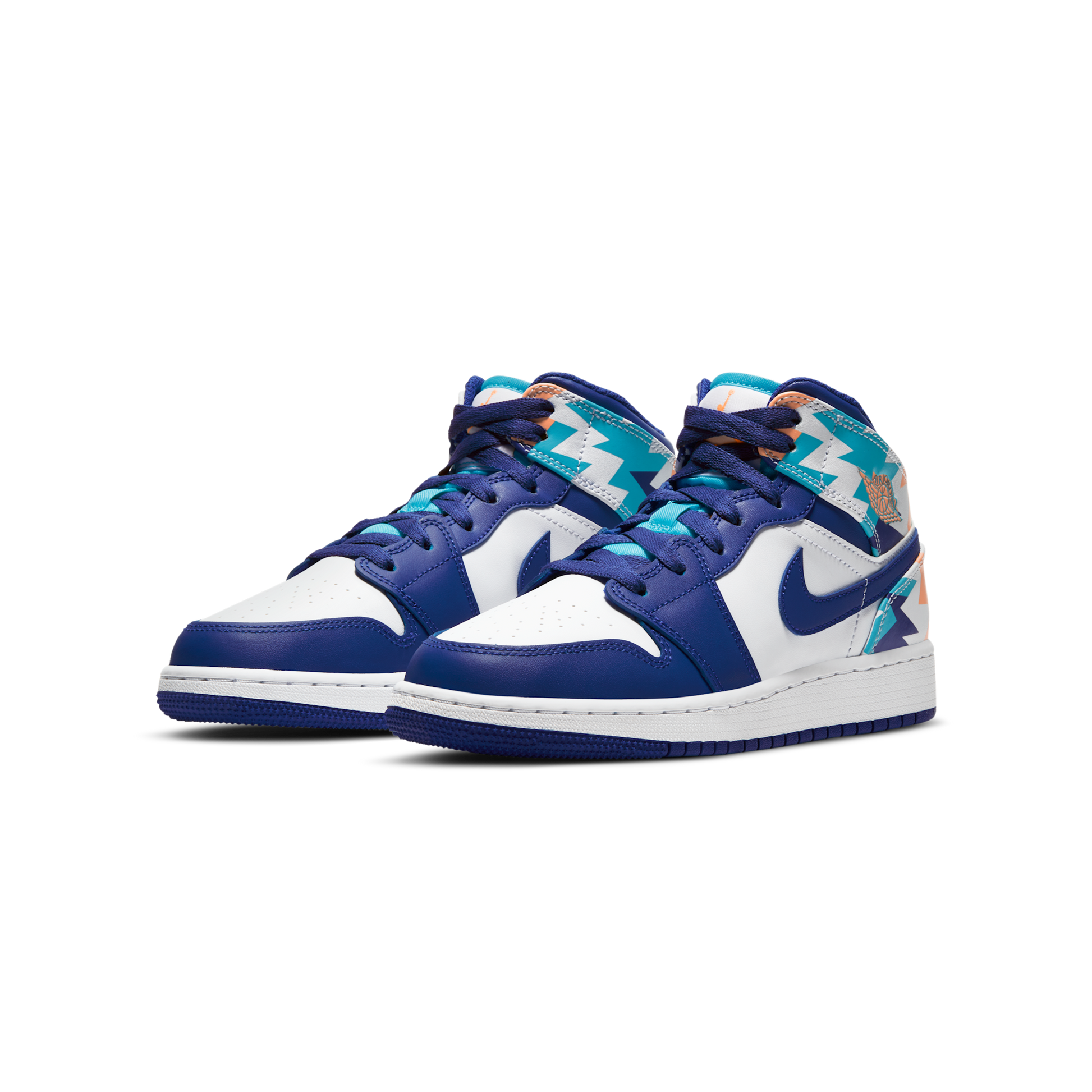 Jordan 1 Mid Geometric Print (GS)
