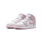 Jordan 1 Mid Pearl Pink White (GS)