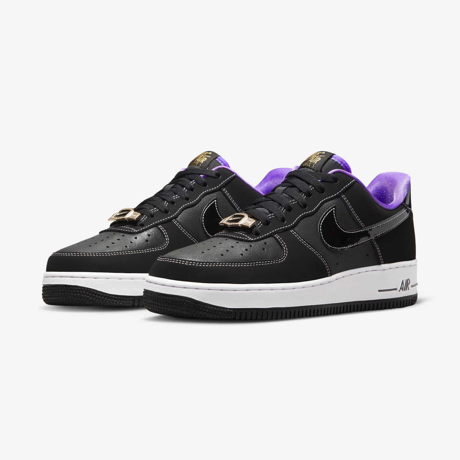 Nike Air Force 1 Low '07 LV8 World Champ Black Purple