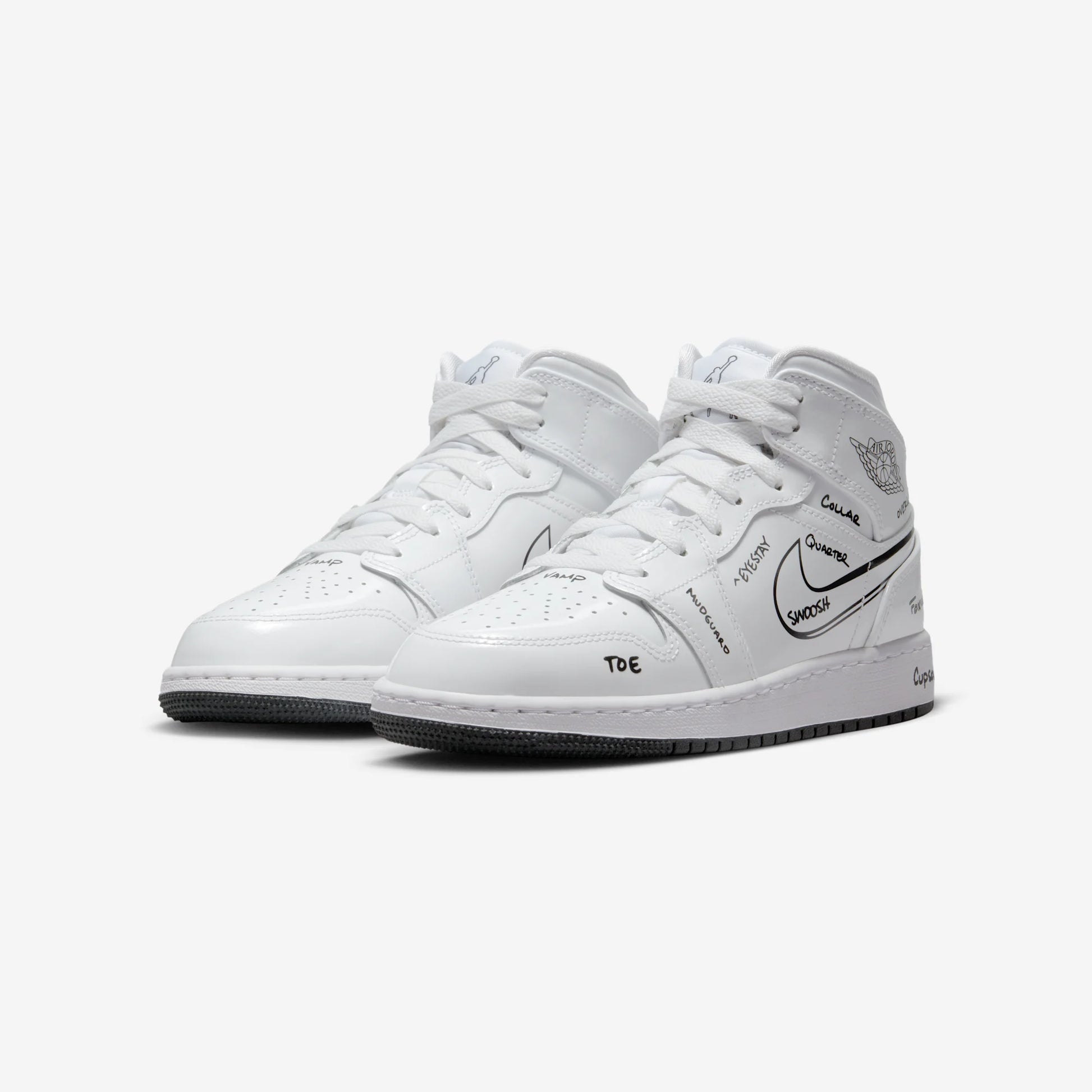 Jordan 1 Mid Schematic (GS)