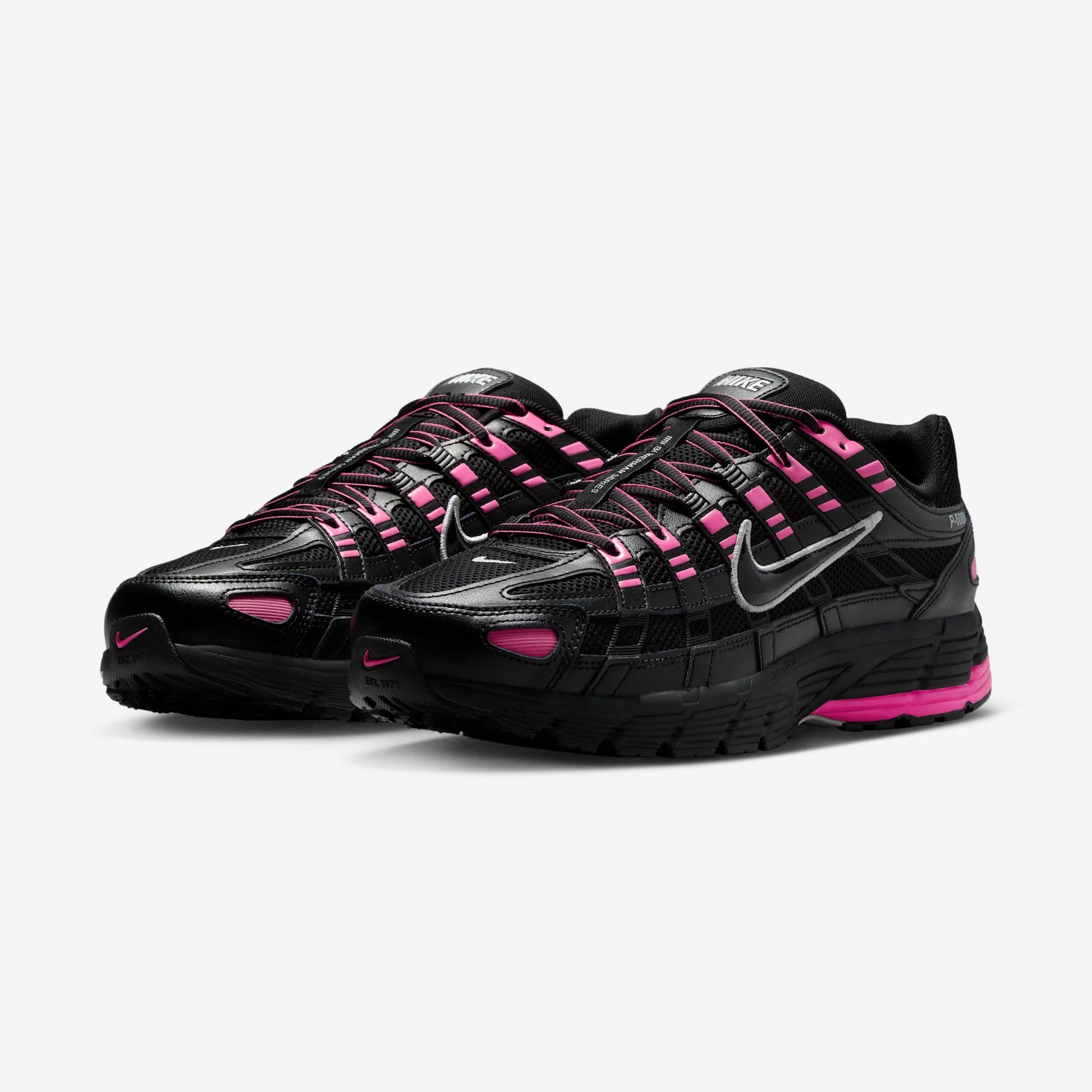 Nike P-6000 Pink Blast Metallic Silver Black