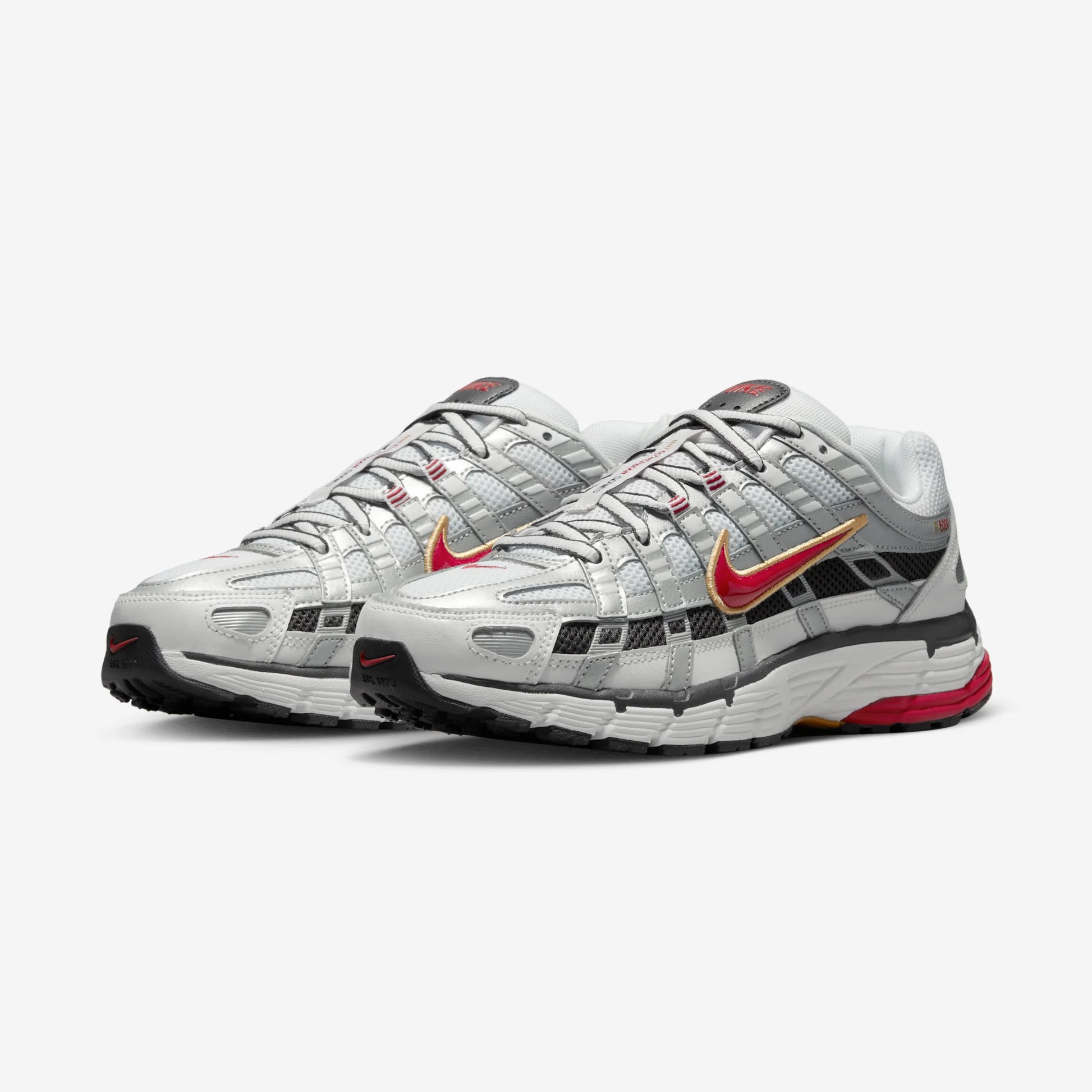 Nike P-6000 White Gold Red (Women's)