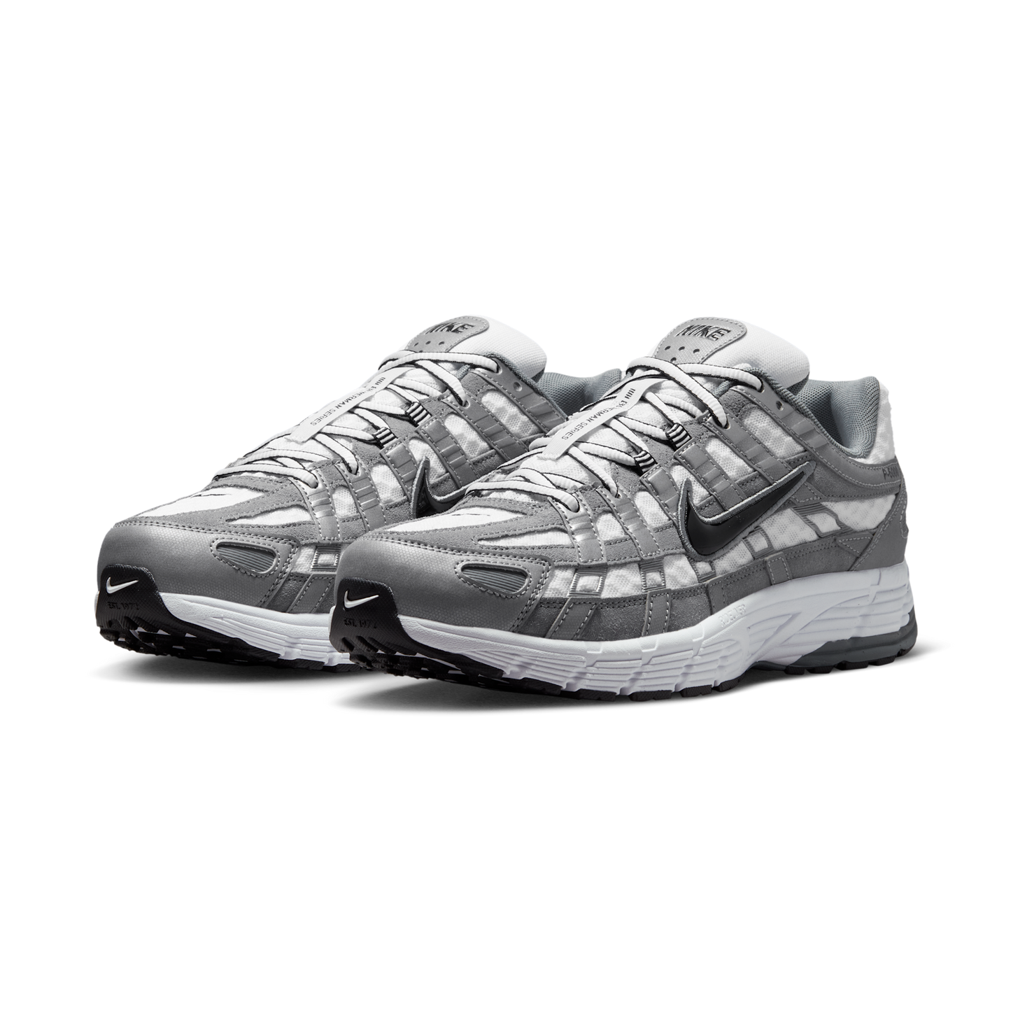 Nike P-6000 White Metallic Cool Grey Black