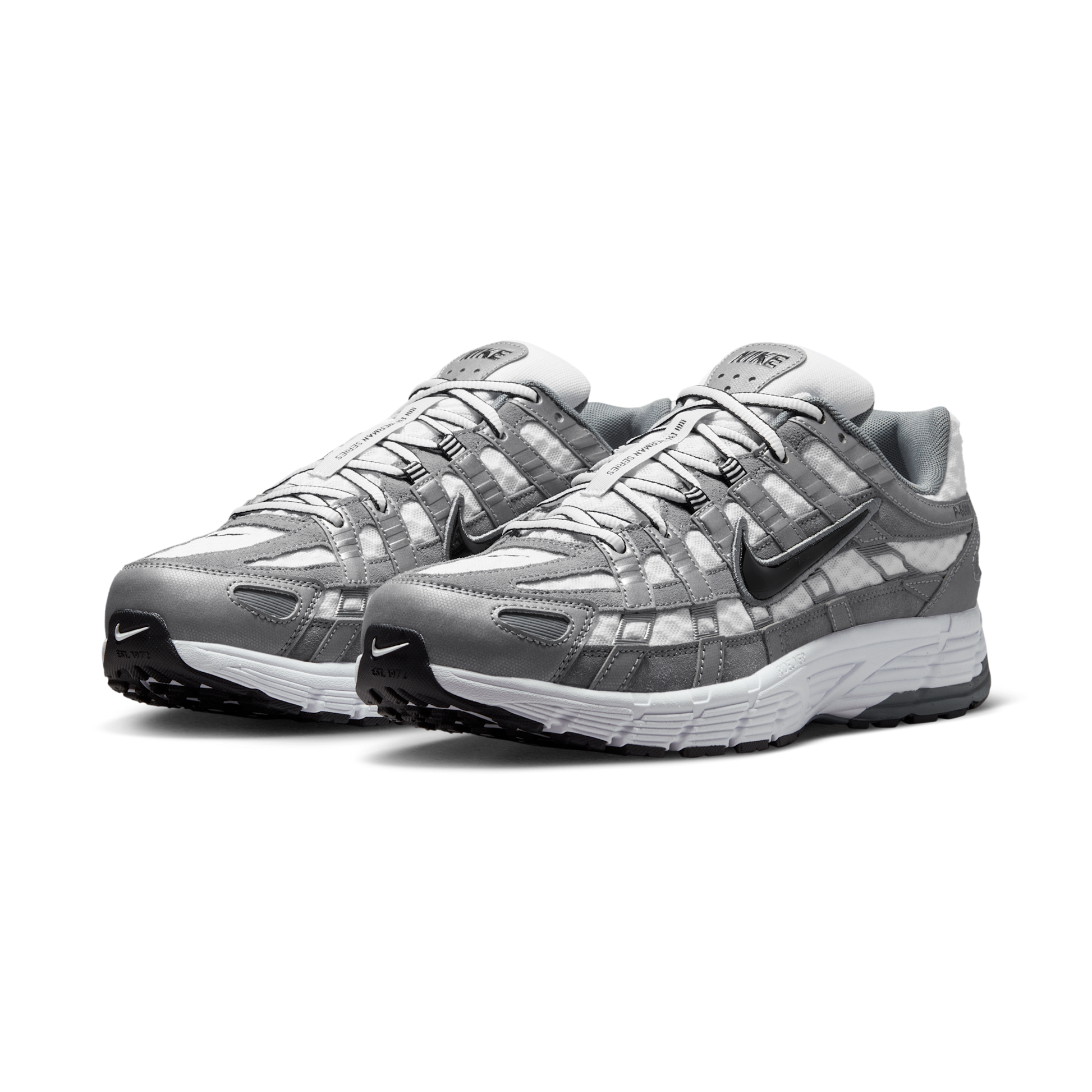 Nike P-6000 White Metallic Cool Grey Black
