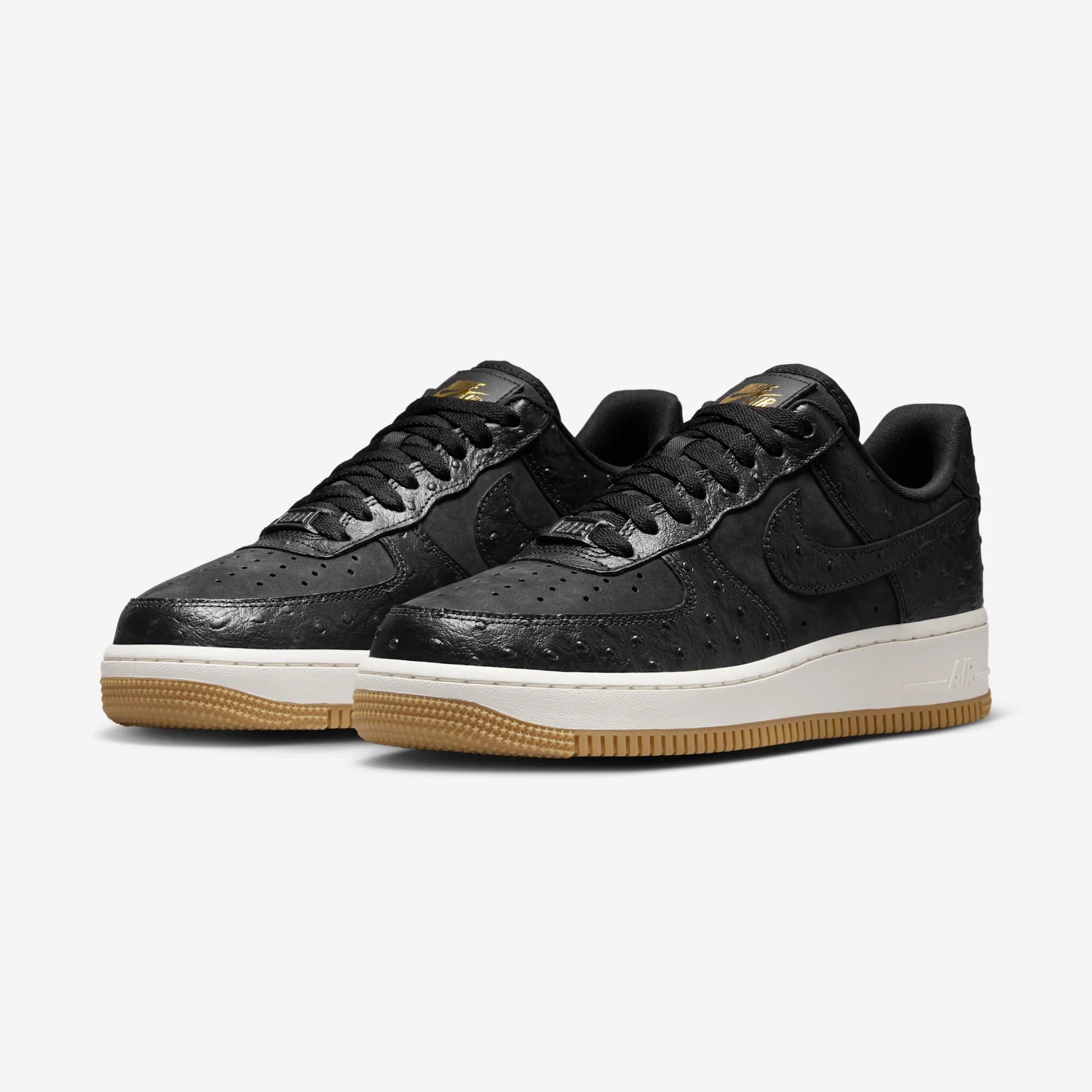 Nike Air Force 1 Low '07 Black Ostrich Gum (Women's)