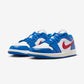 Jordan 1 Low Sport Blue Gym Red (Women's)