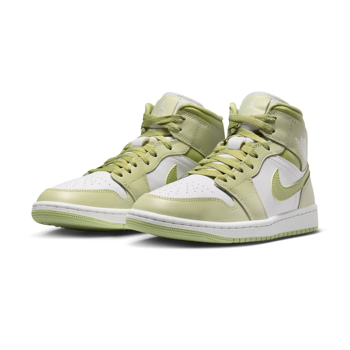 Jordan 1 Mid Olive Aura Lawn (Women's)