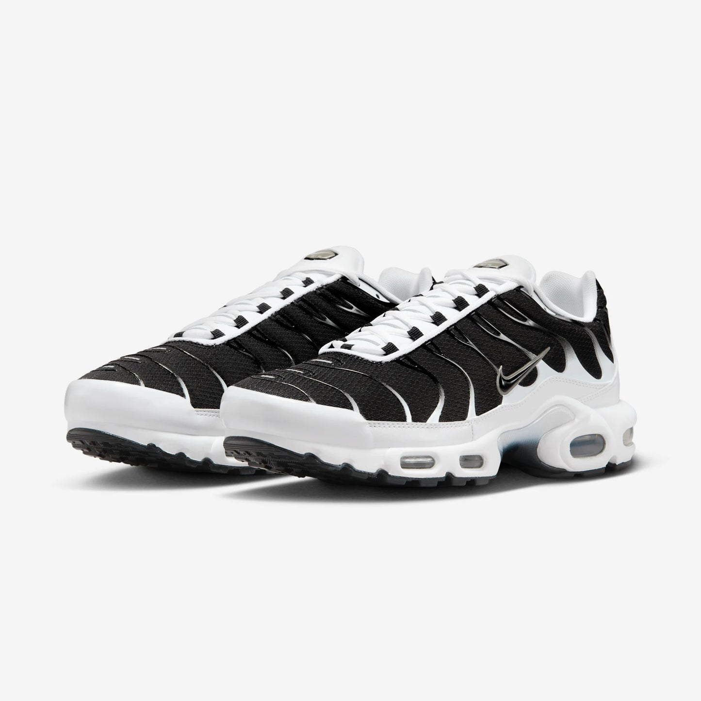 Nike Air Max Plus White Black Metallic Pewter