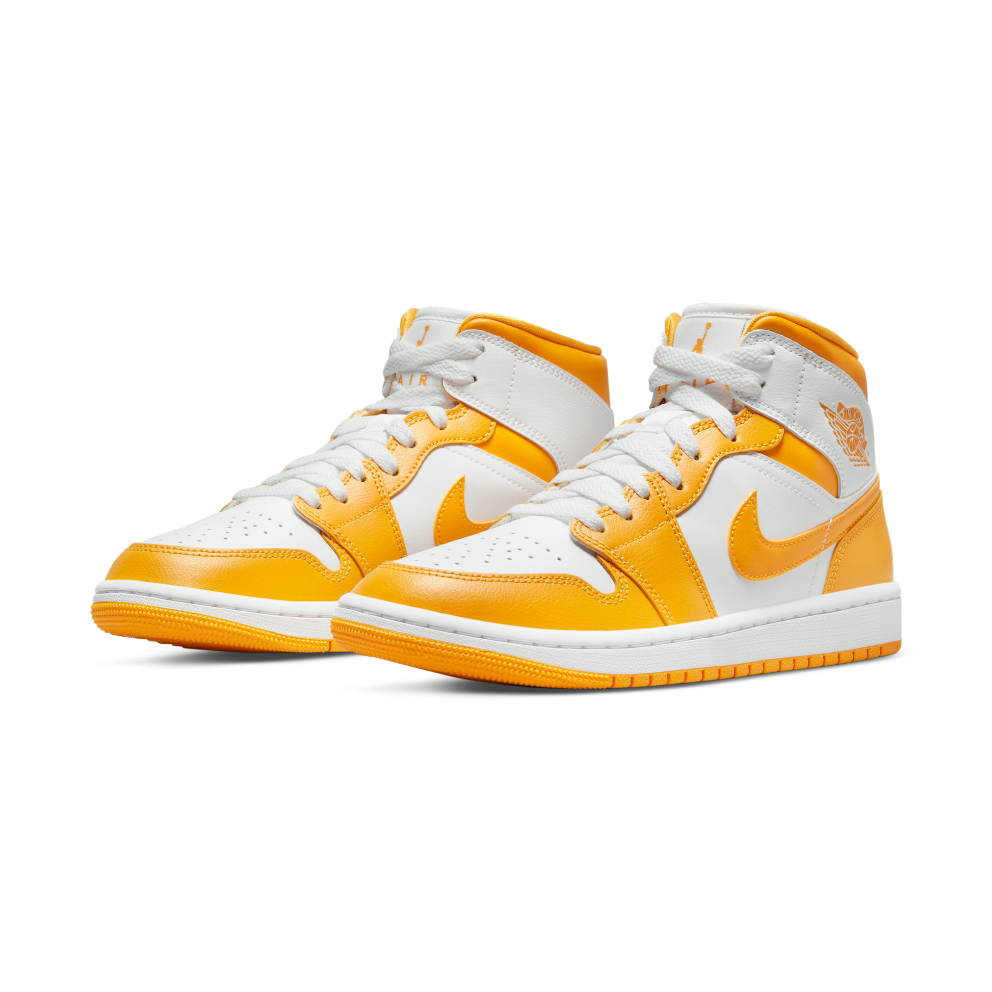 Jordan 1 Mid White University Gold (Women's)