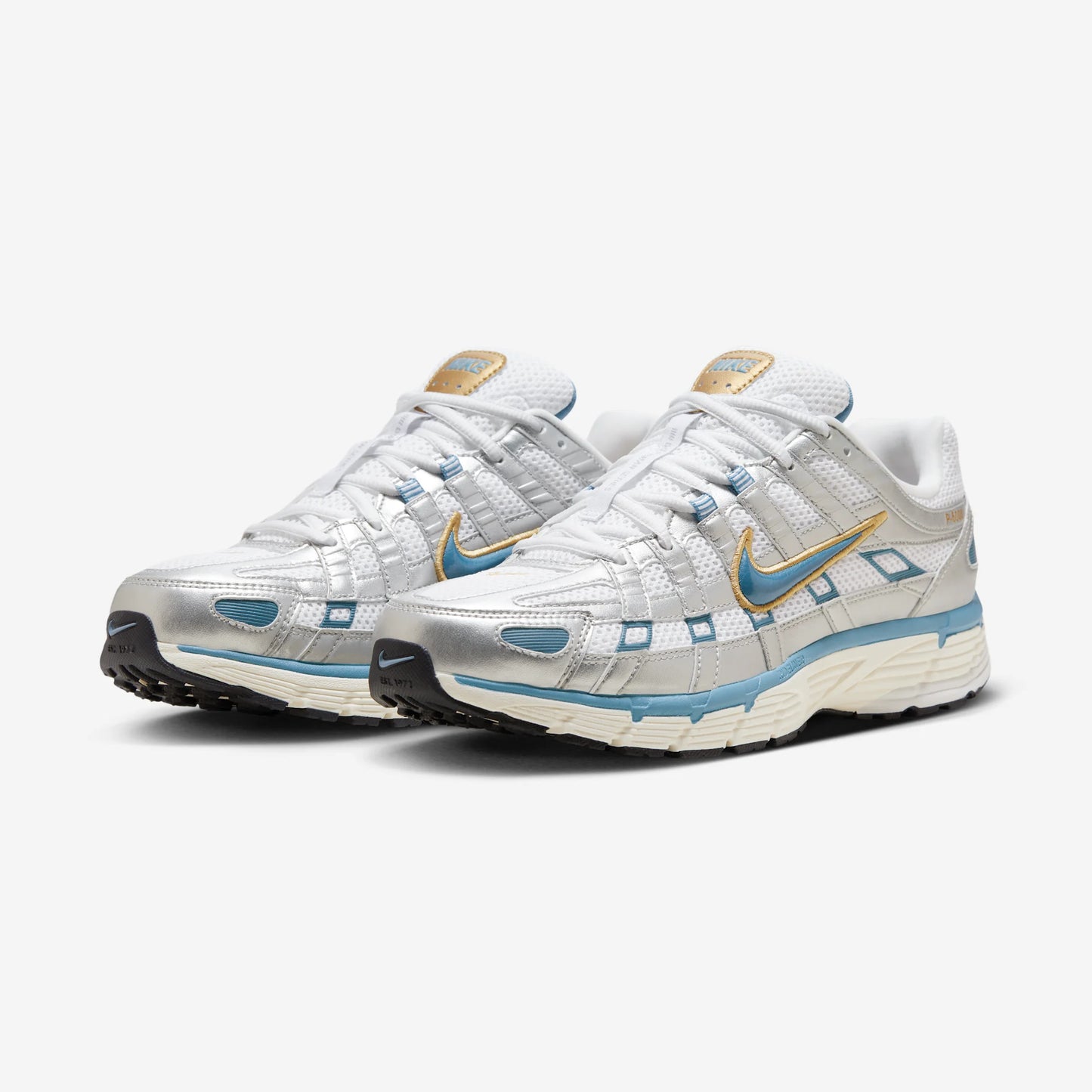 Nike P-6000 Metallic Silver Aegean Storm
