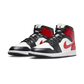 Jordan 1 Mid Gym Red Off Noir (Women's)