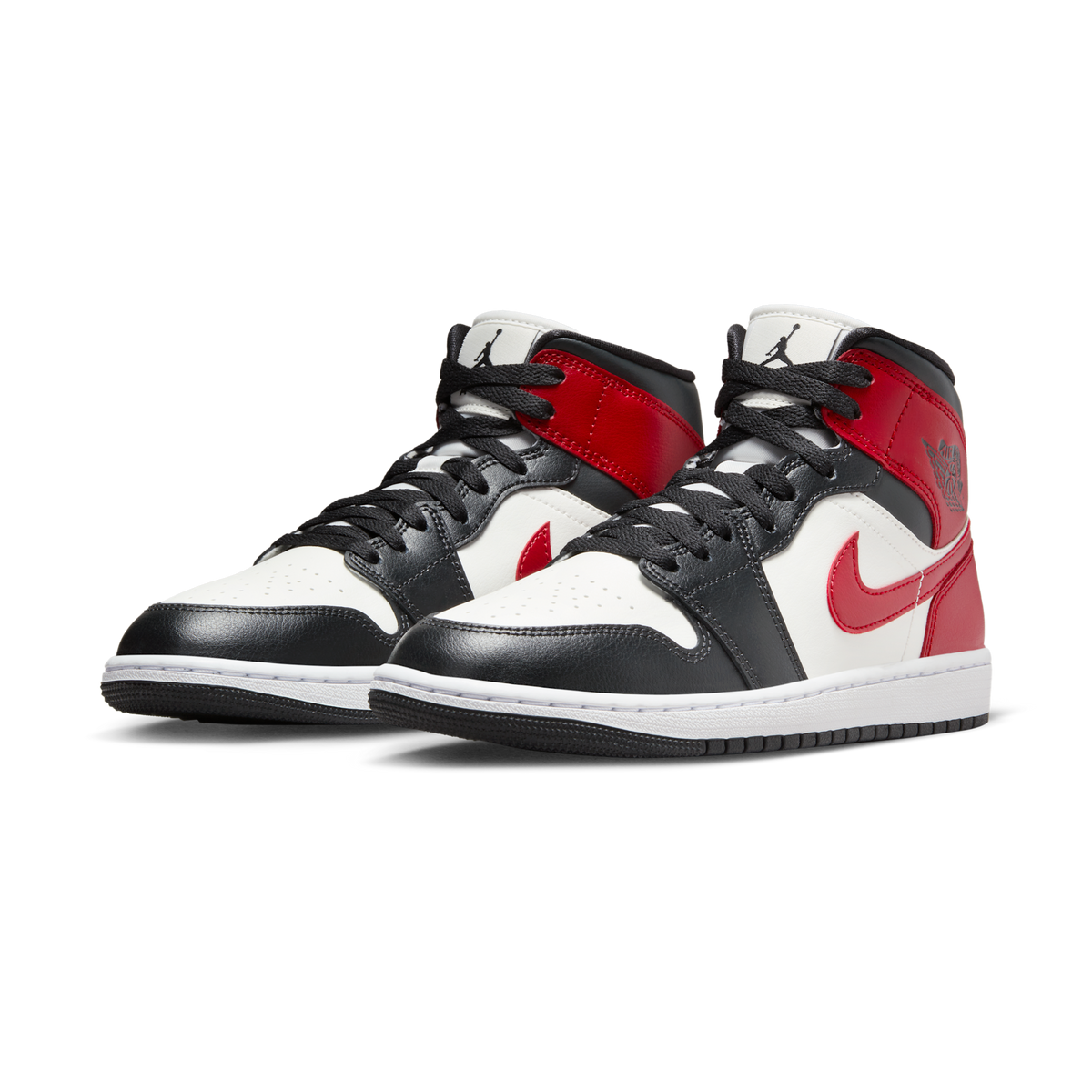 Jordan 1 Mid Gym Red Off Noir (Women's)