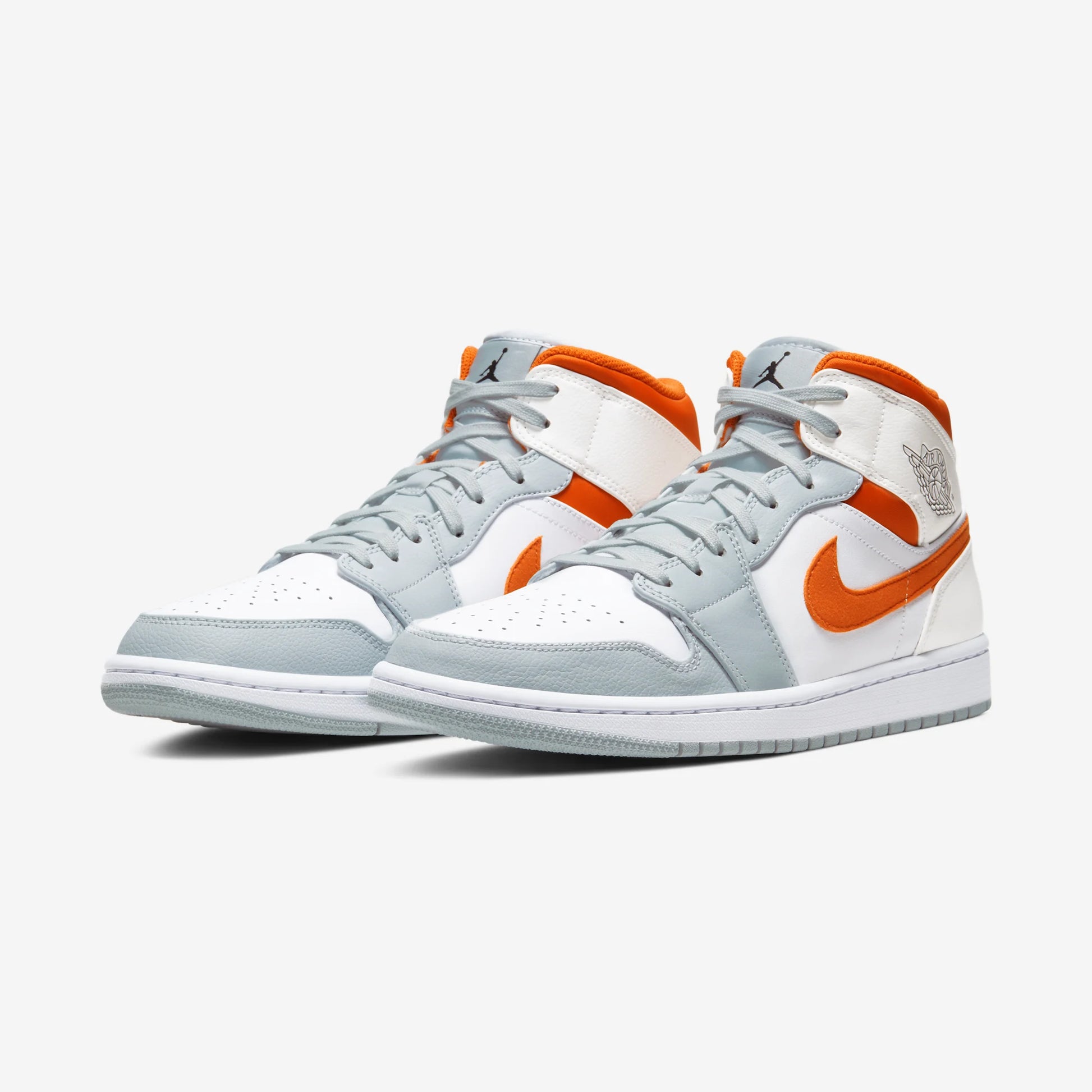 Jordan 1 Mid Starfish Pure Platinum