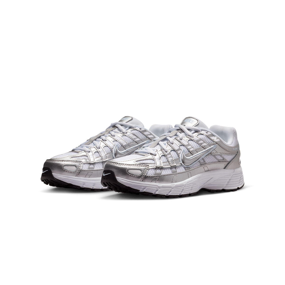 Nike P-6000 White Metallic Silver (GS)