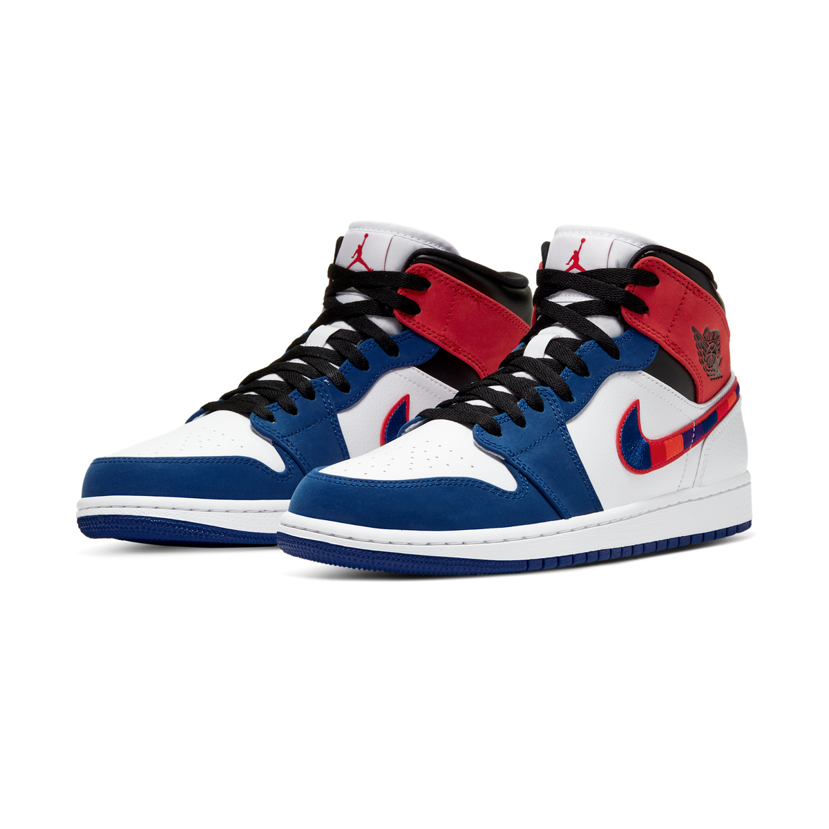 Jordan 1 Mid Multi-Color Swoosh