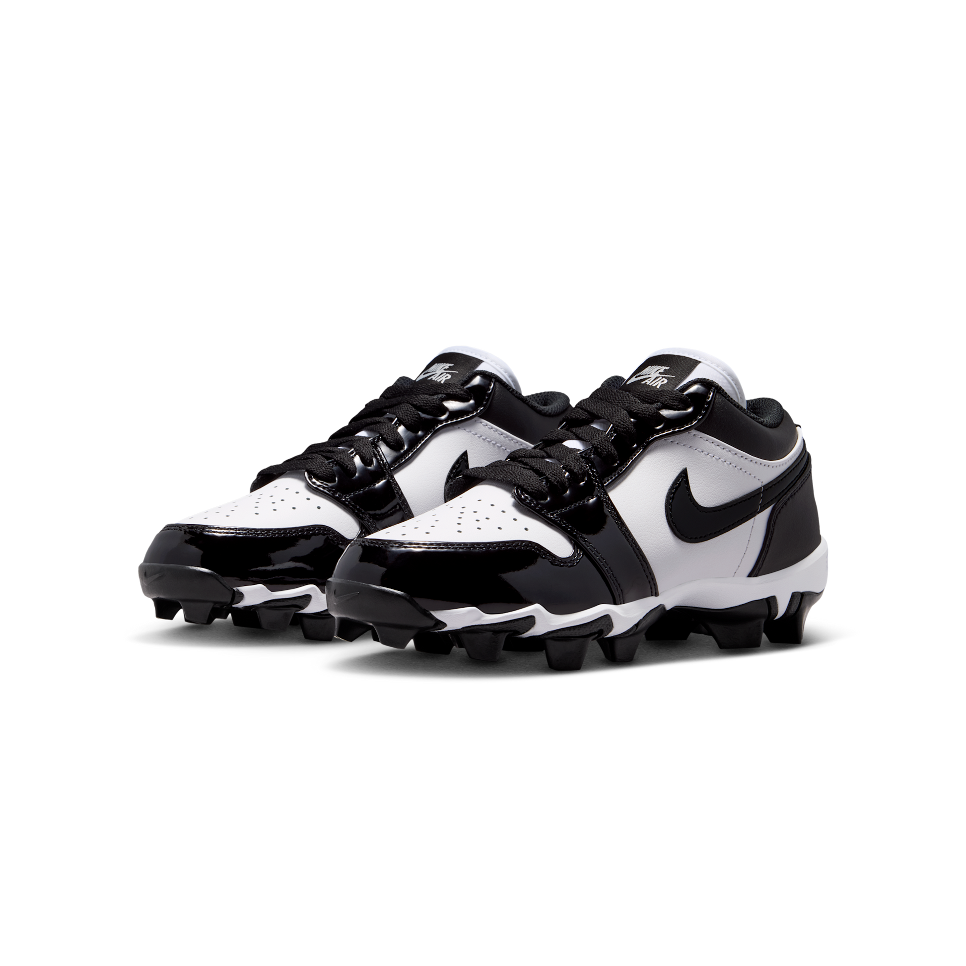 Jordan 1 Low Cleat Patent Panda (GS)
