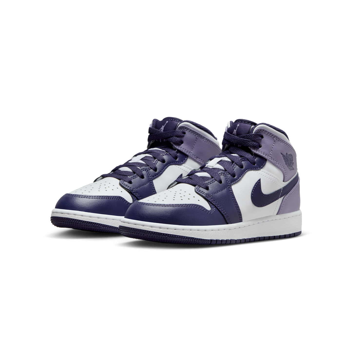 Jordan 1 Mid White Sky J Purple (GS)