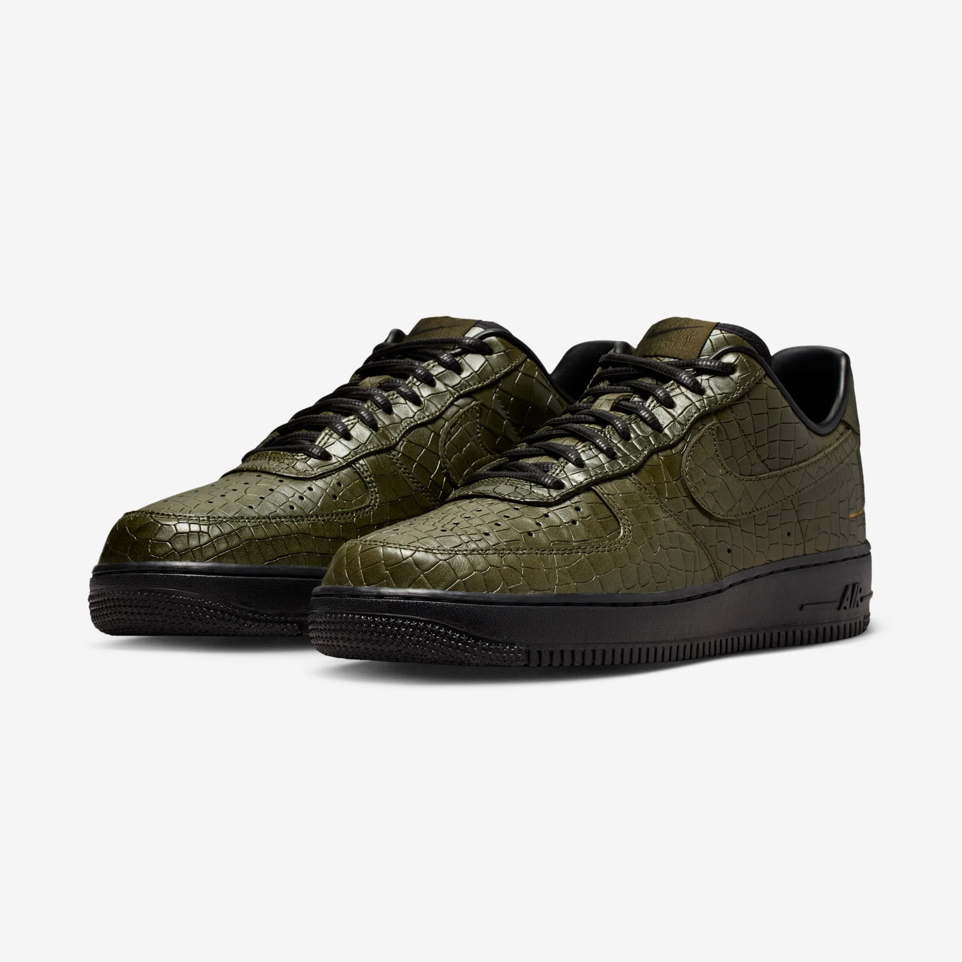 Nike Air Force 1 Low Morse Code Cargo Khaki Croc
