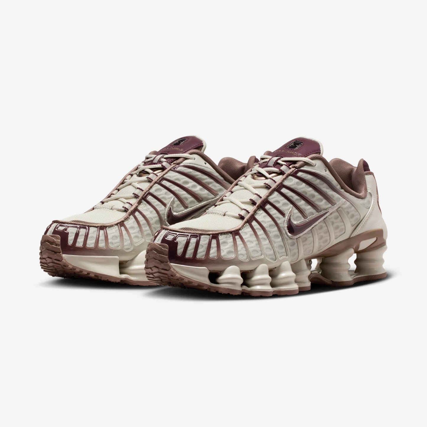Nike Shox TL Light Bone Burgundy Crush (Women's)