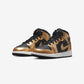 Jordan 1 Mid SE Metallic Gold Black (GS)