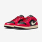 Jordan 1 Low Mystic Hibiscus Black (Women's)
