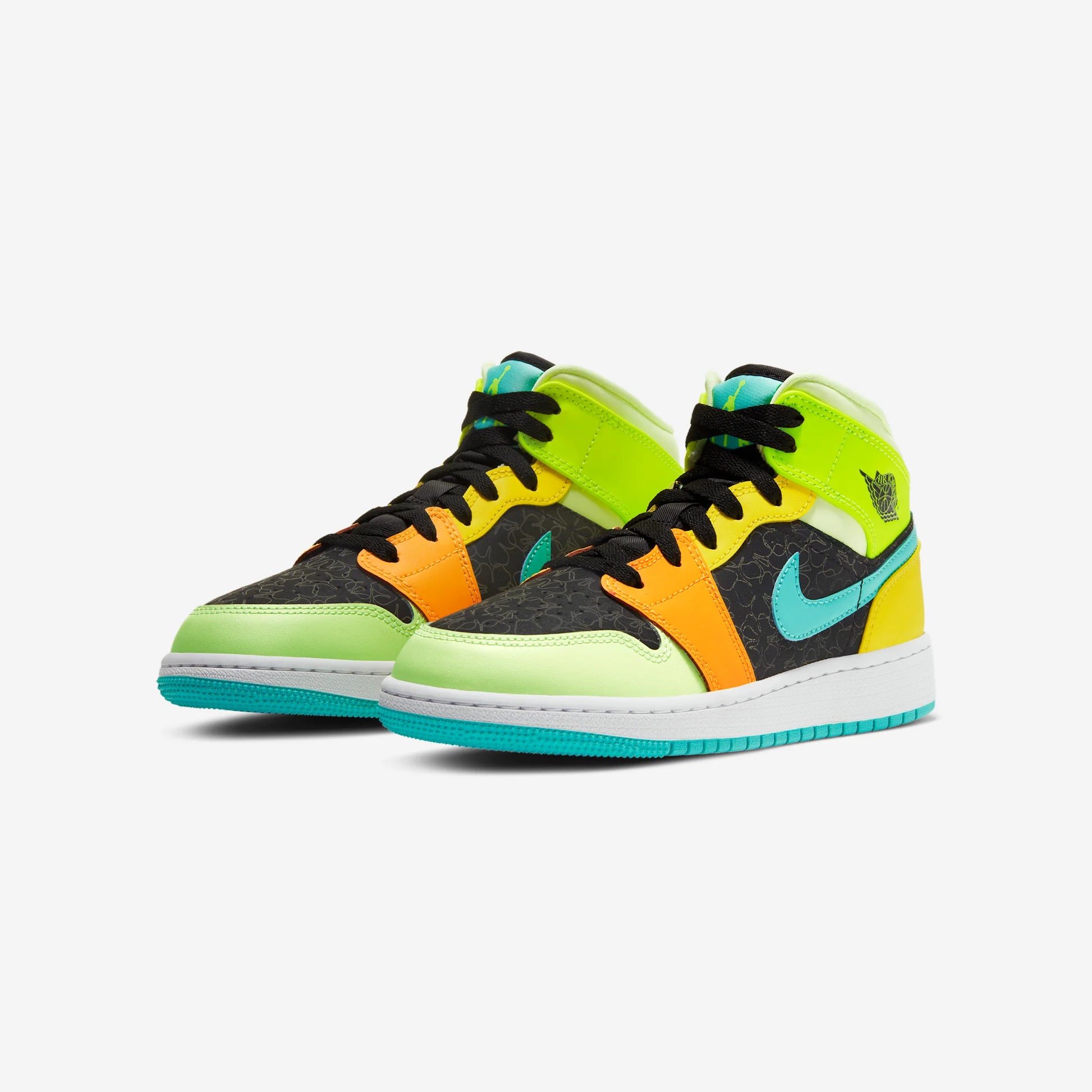 Jordan 1 Mid SE Aurora Green (GS)