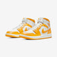Jordan 1 Mid White University Gold (Women's)