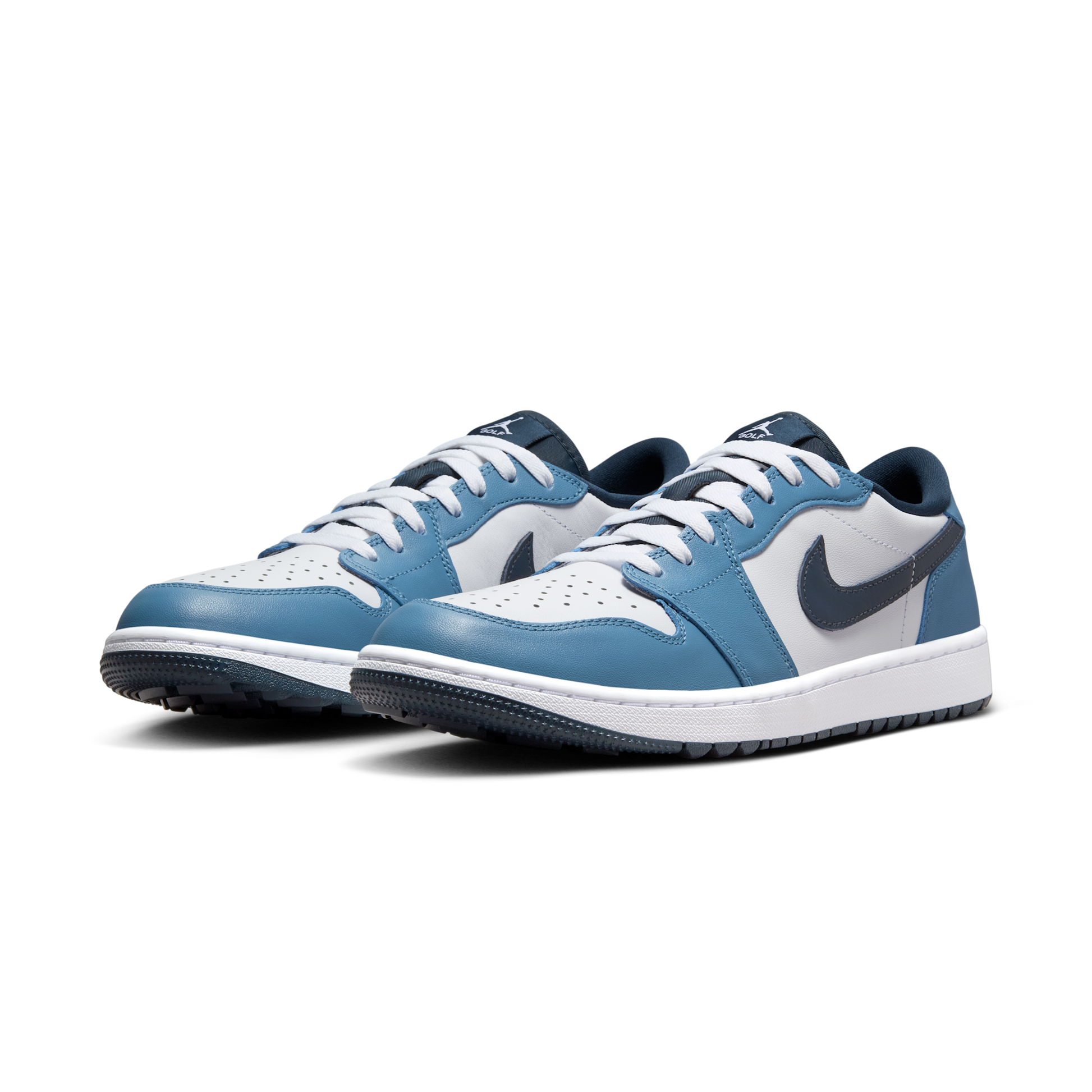 Jordan 1 Low Golf White Aegean Storm