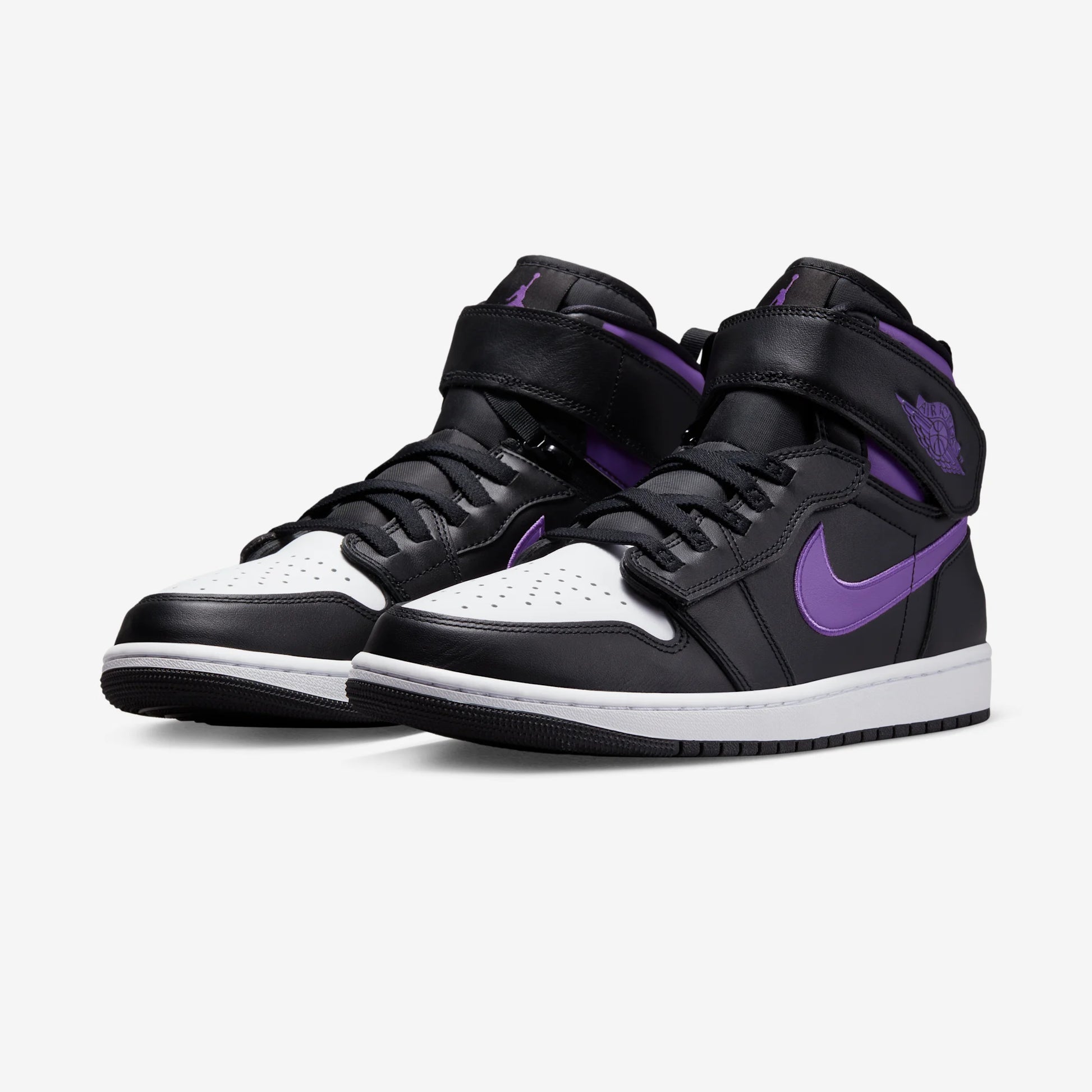 Jordan 1 High FlyEase Black Bright Violet