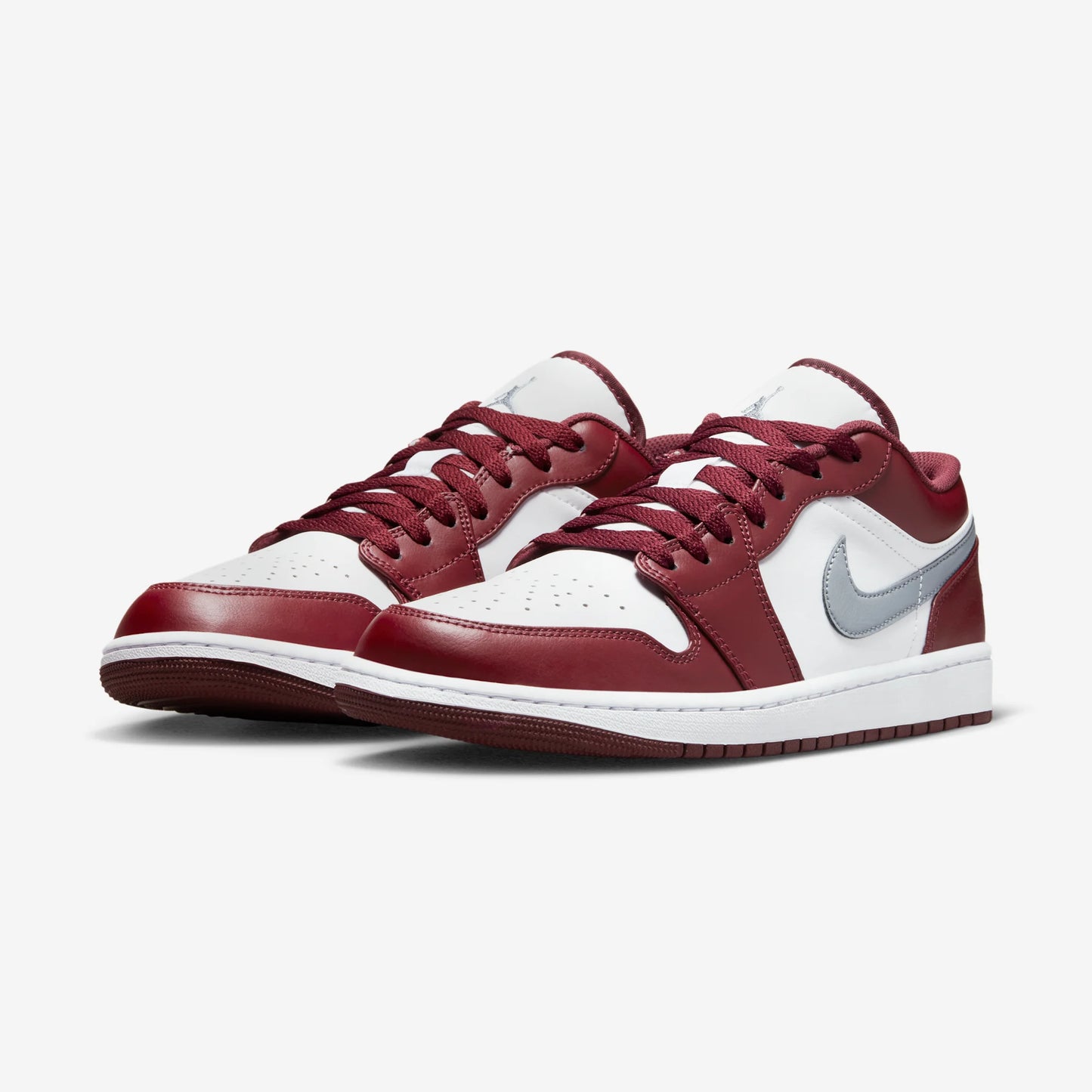 Jordan 1 Low White Bordeaux