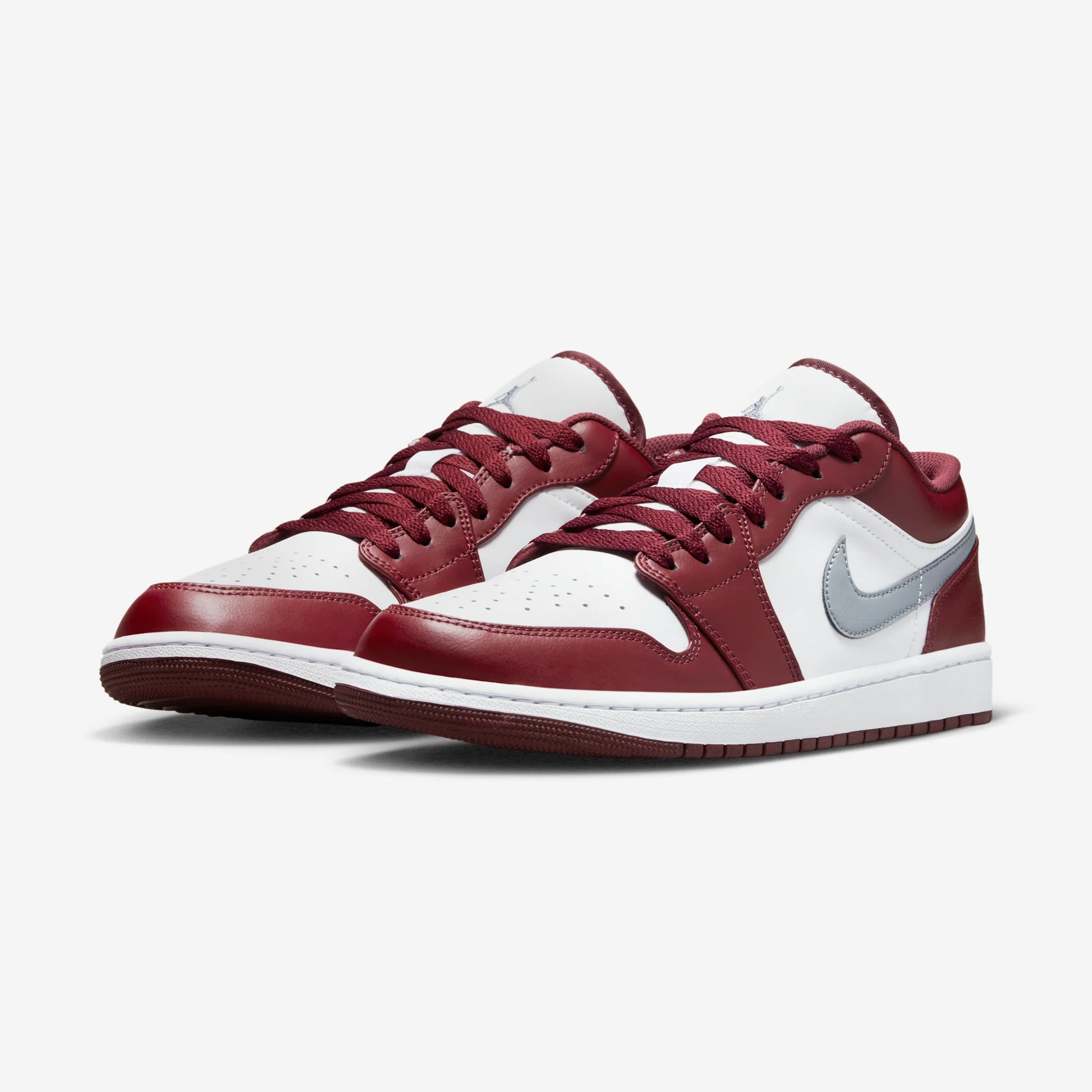 Jordan 1 Low White Bordeaux