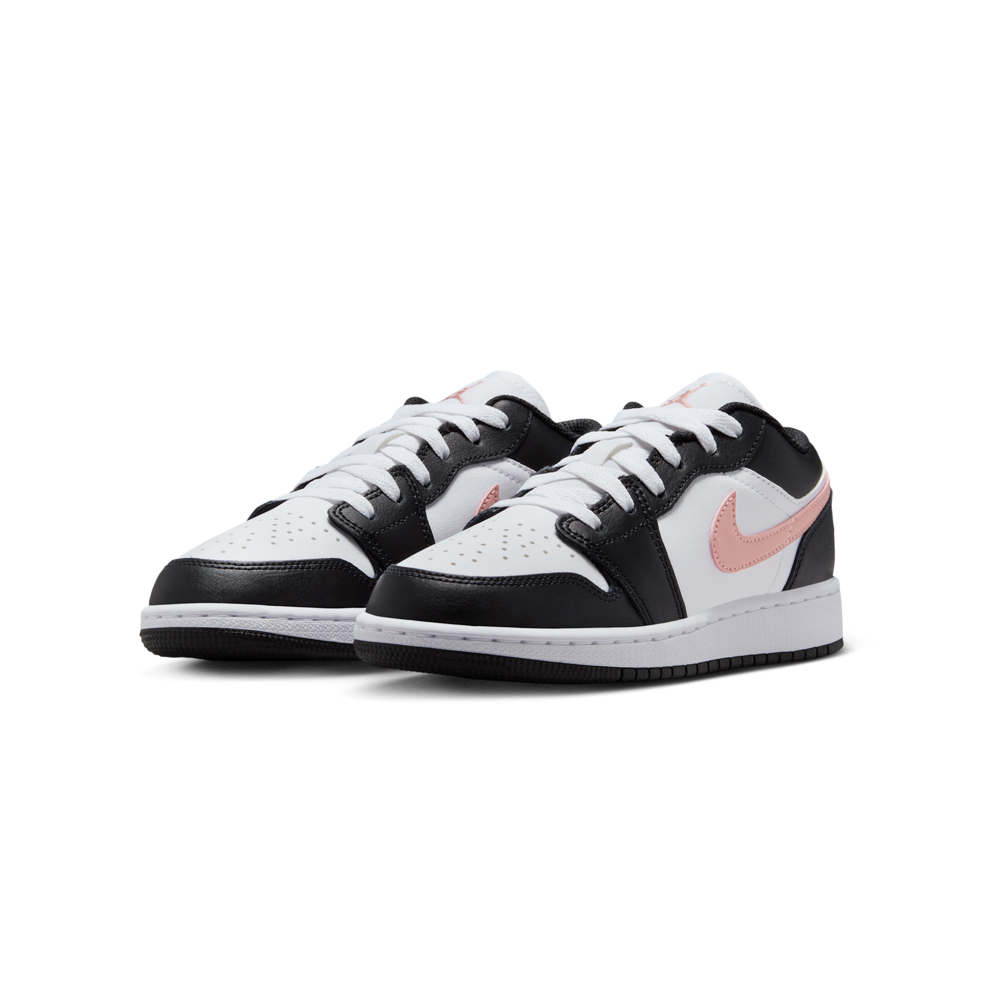 Jordan 1 Low White Black Rust Pink (GS)