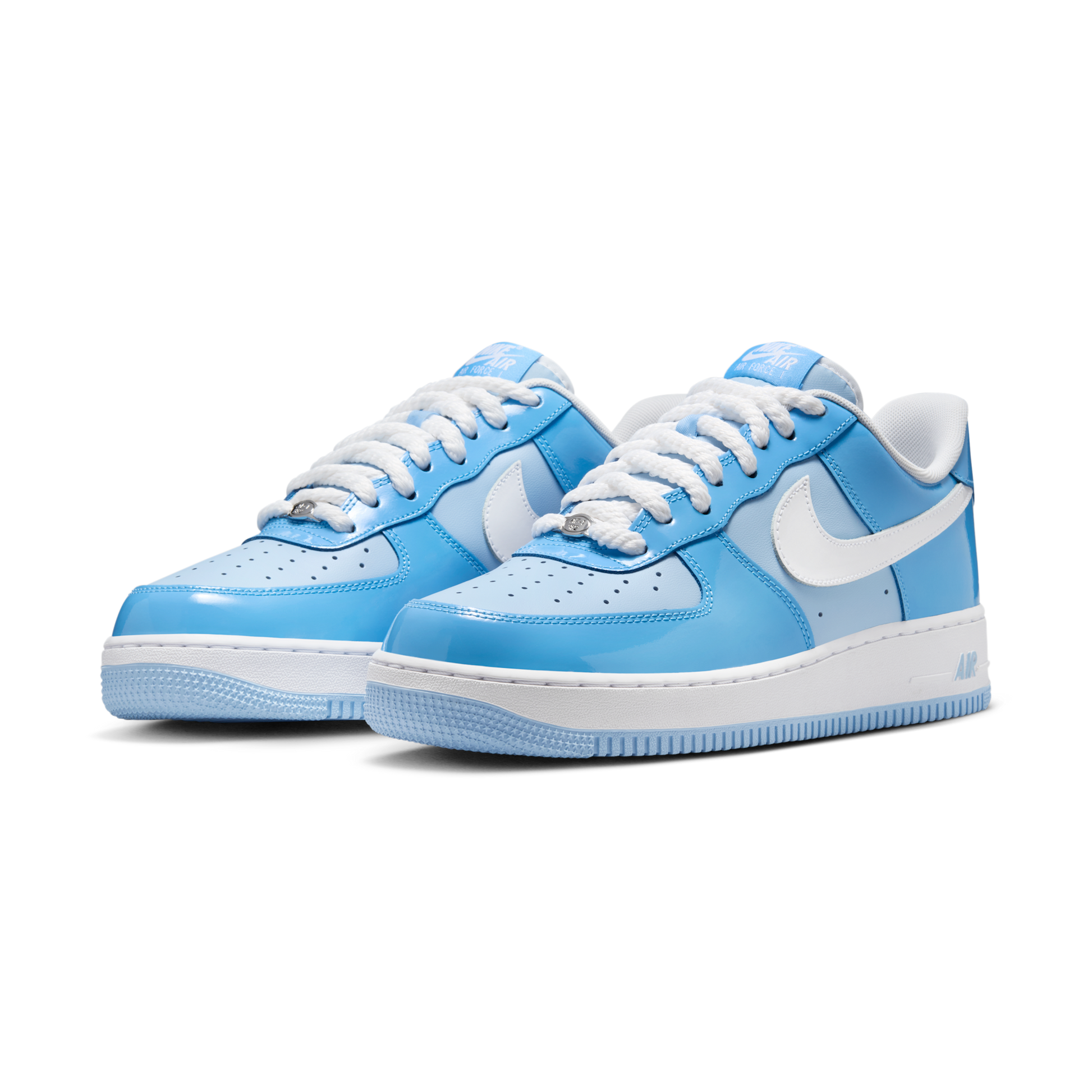 Nike Air Force 1 Low '07 LV8 Phychic Blue White Patent