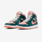 Jordan 1 Mid Dark Teal Green (Women's)