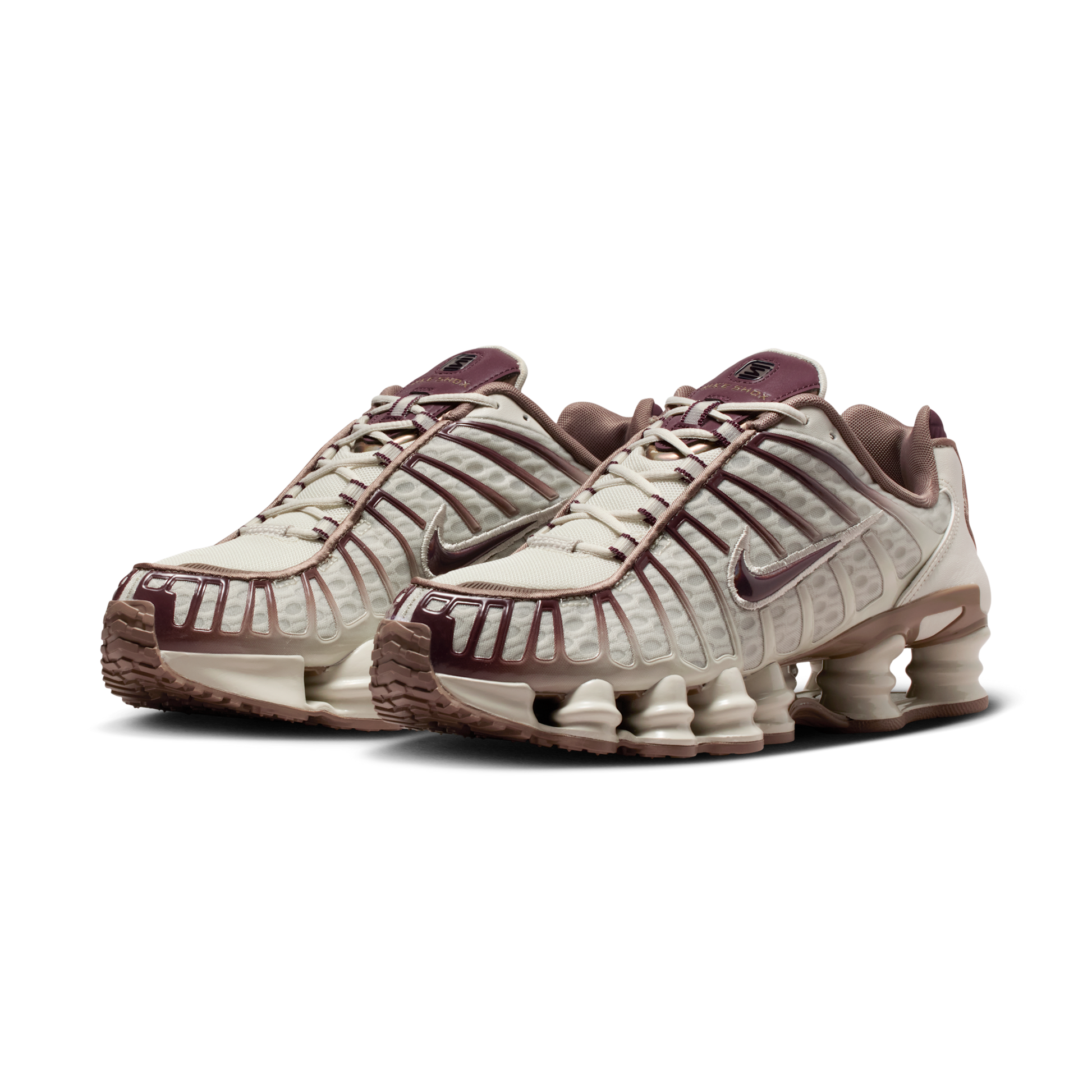 Nike Shox TL Light Bone Burgundy Crush (Women's)