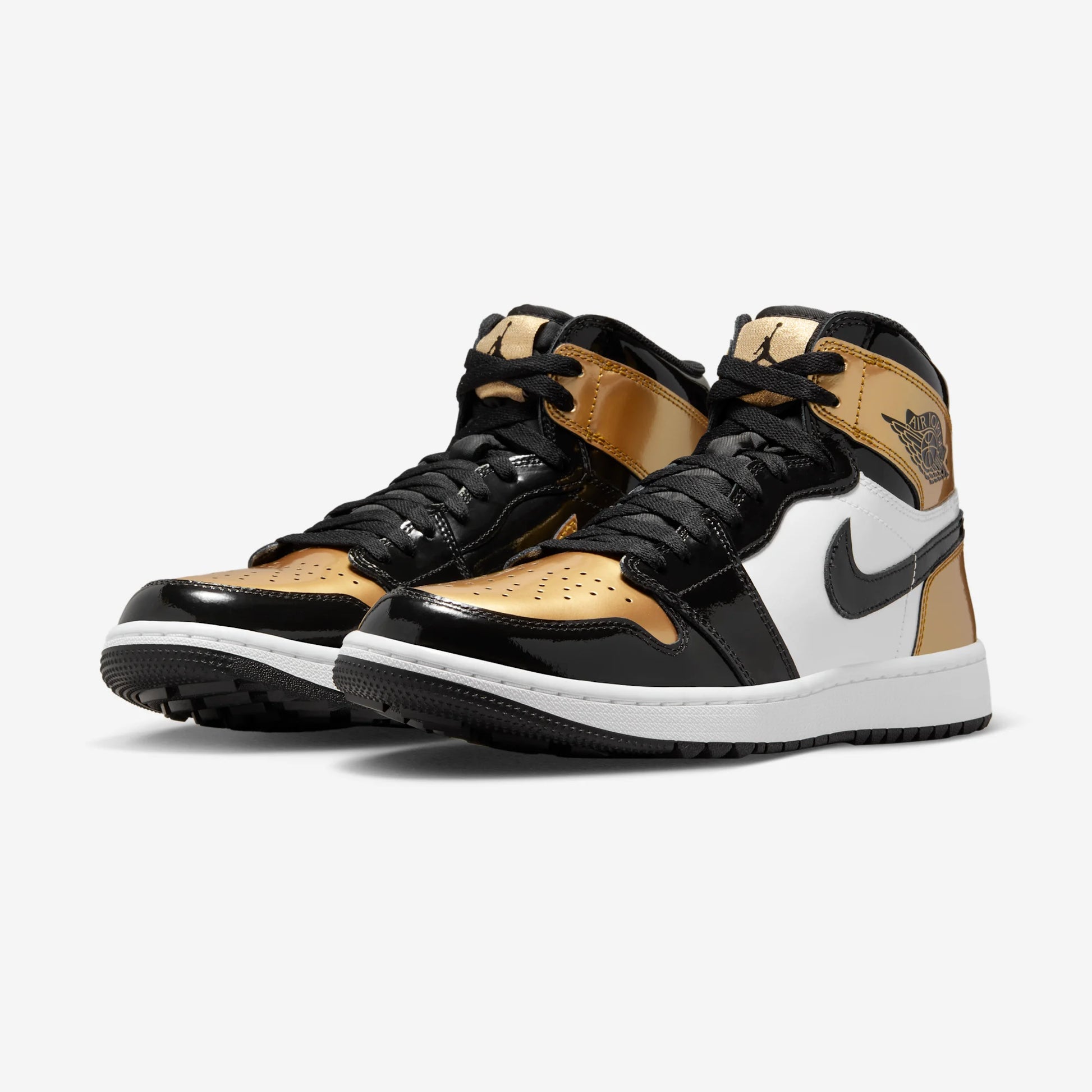 Jordan 1 Retro High Golf Patent Gold Toe