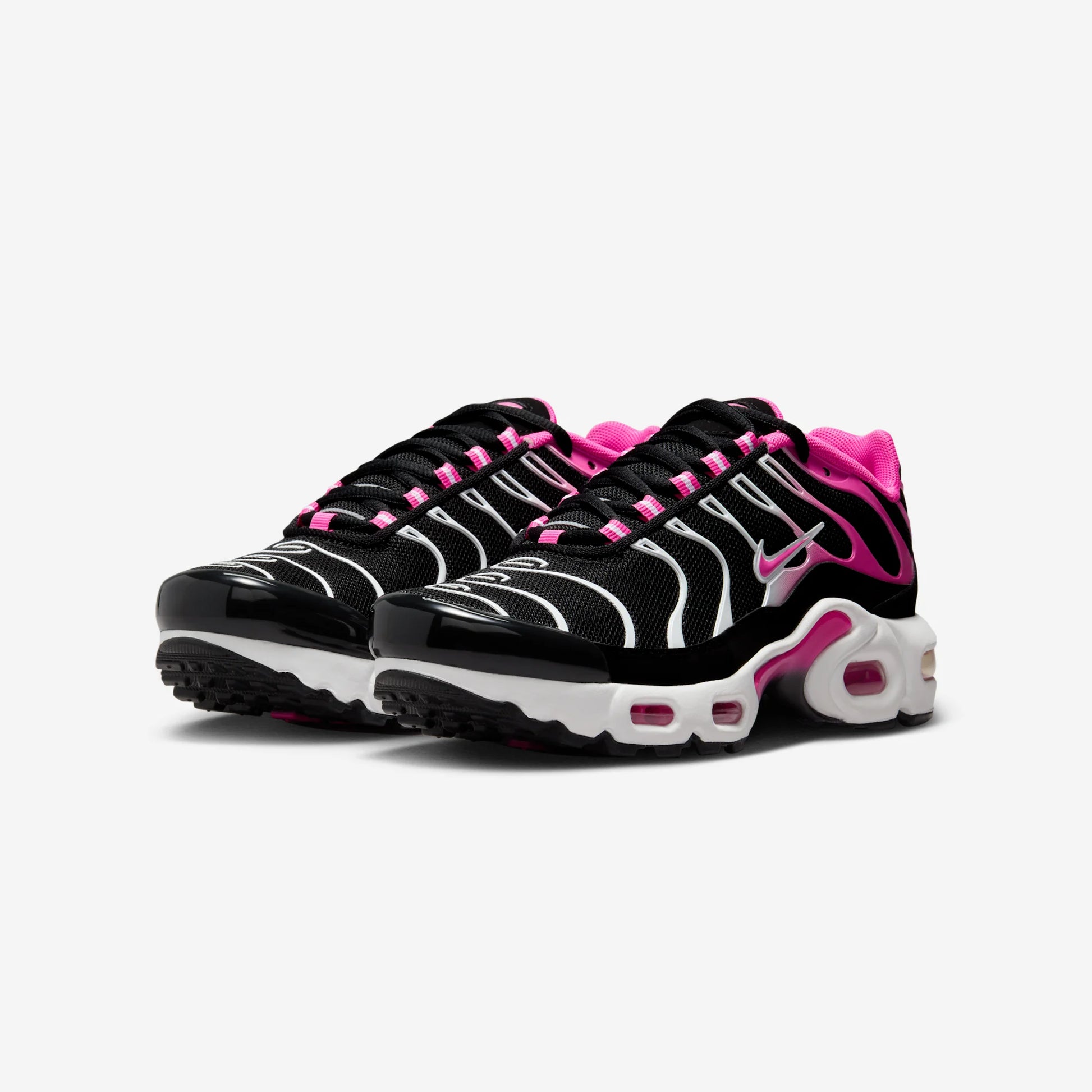 Nike Air Max Plus Black White Laser Fuchsia (GS)