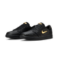 Jordan 1 Low Method of Make Black Metallic Gold (Women's)