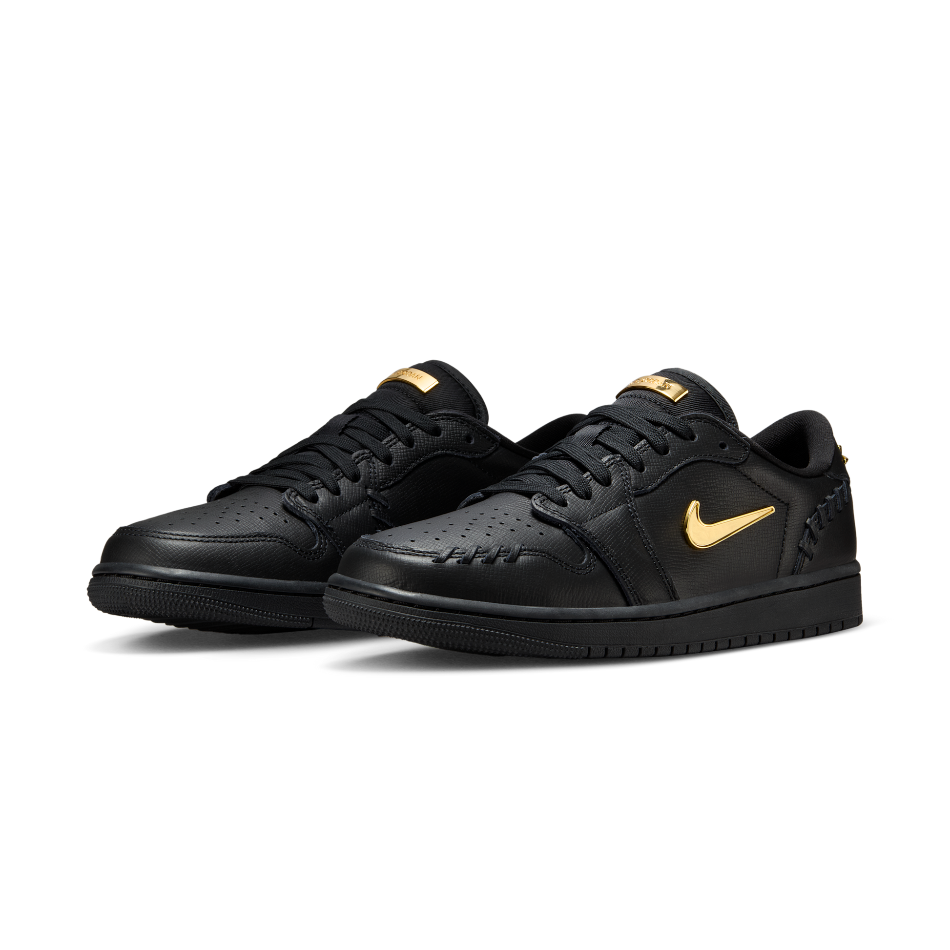 Jordan 1 Low Method of Make Black Metallic Gold (Women's)