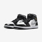Jordan 1 Mid SE Patent Black White Metallic Silver Metallic Gold