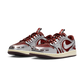Jordan 1 Low Method of Make V3 Dark Team Red Metallic Silver (Women's)