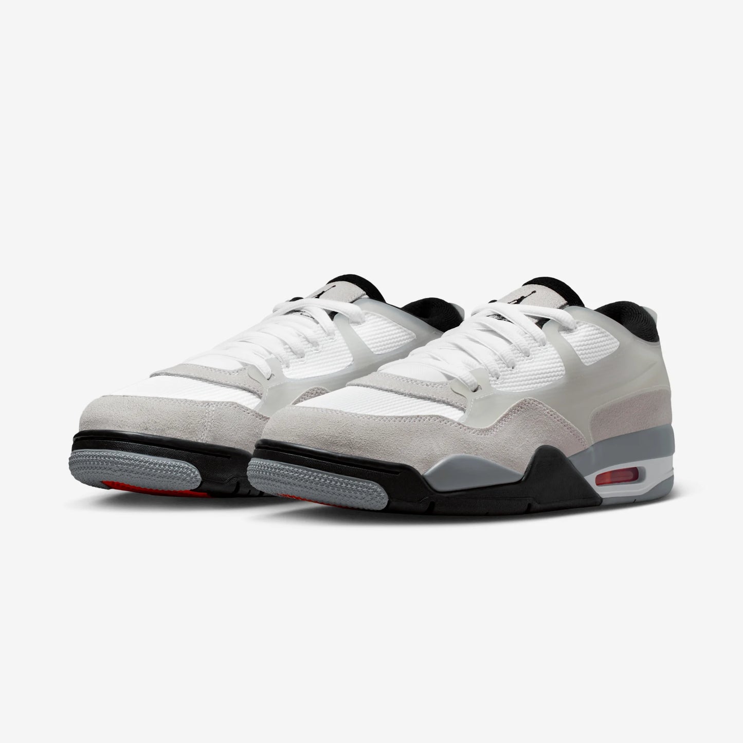 Jordan 4 RM White Light Smoke Grey Black
