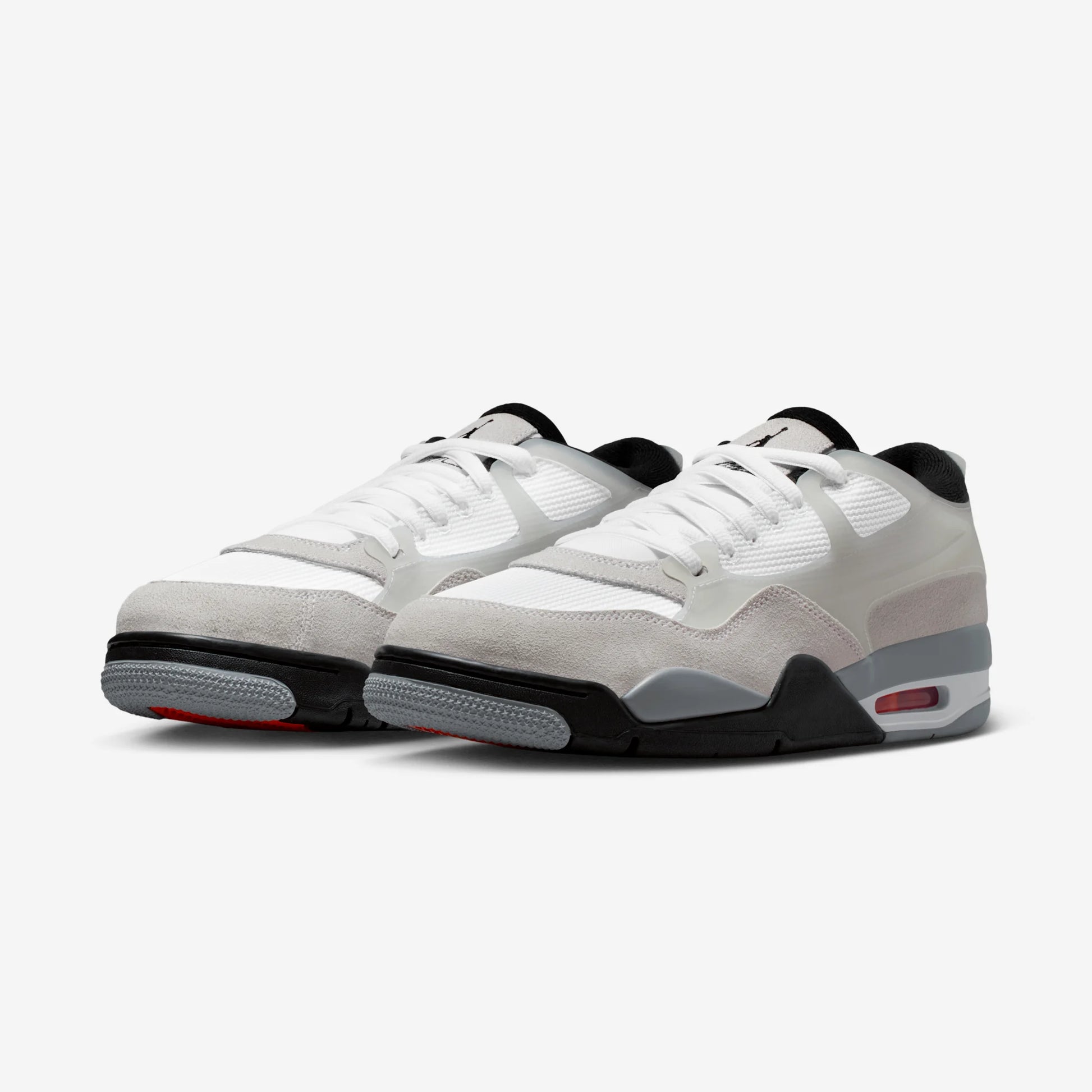 Jordan 4 RM White Light Smoke Grey Black