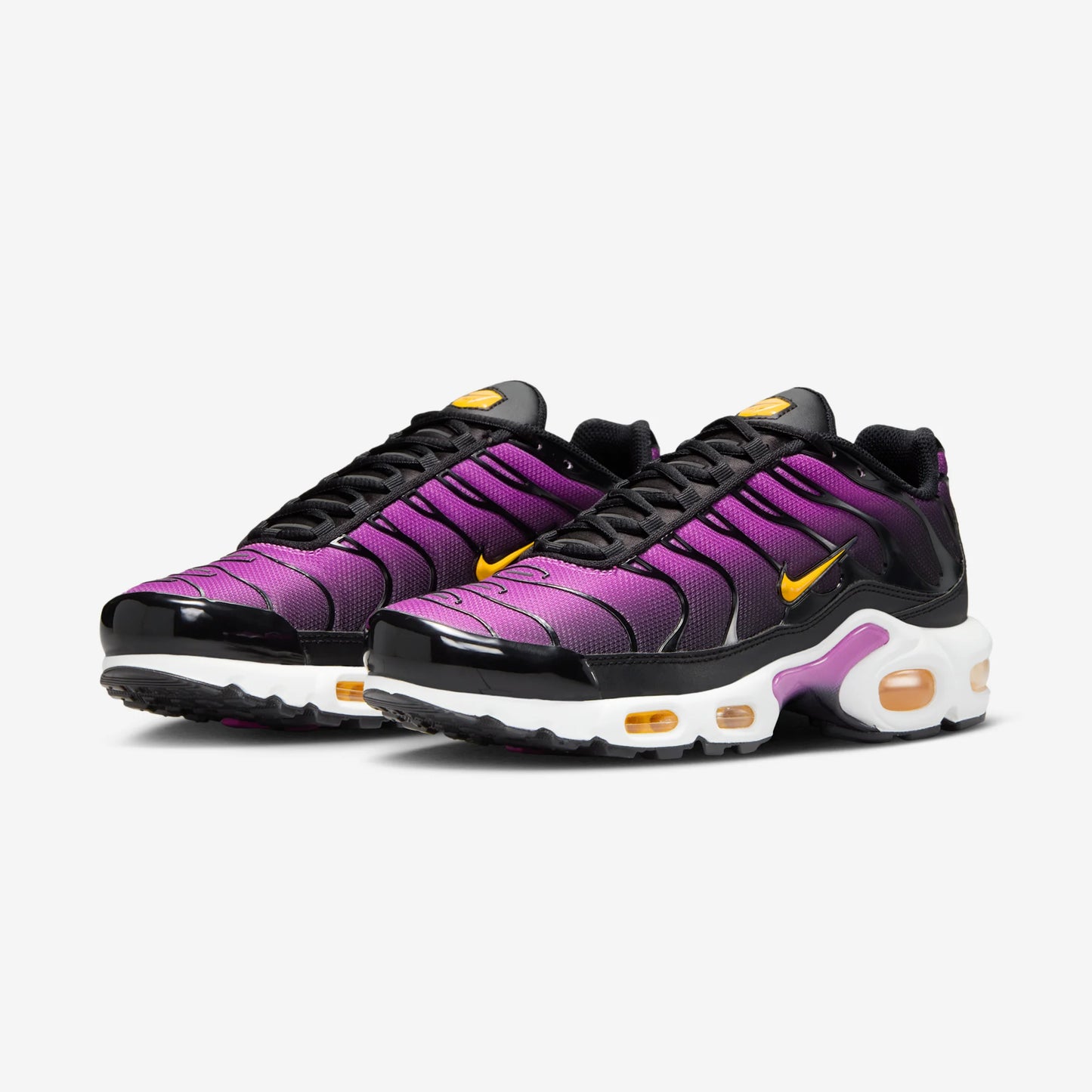 Nike Air Max Plus Black Laser Orange White Hyper Violet (Women's)