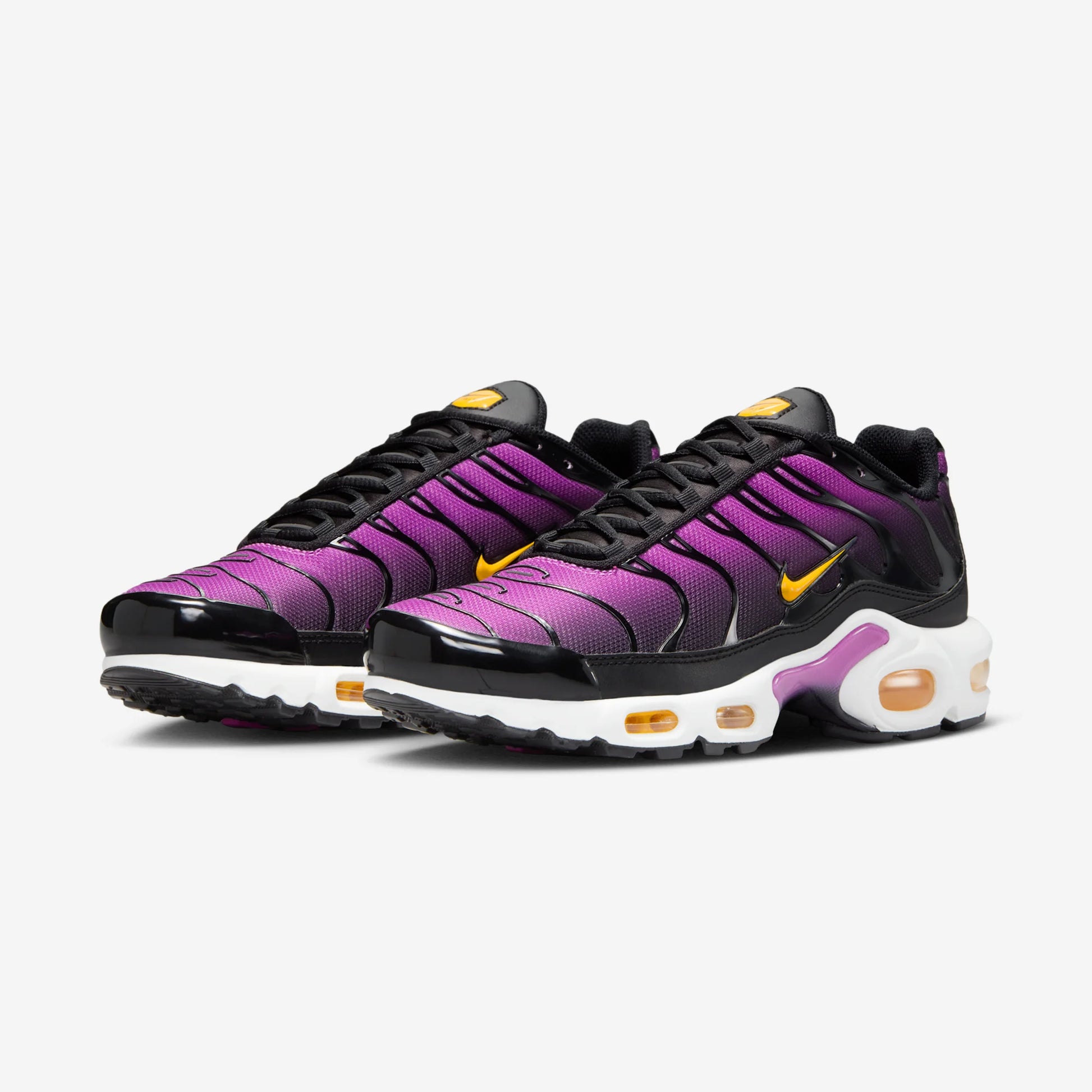 Nike Air Max Plus Black Laser Orange White Hyper Violet (Women's)