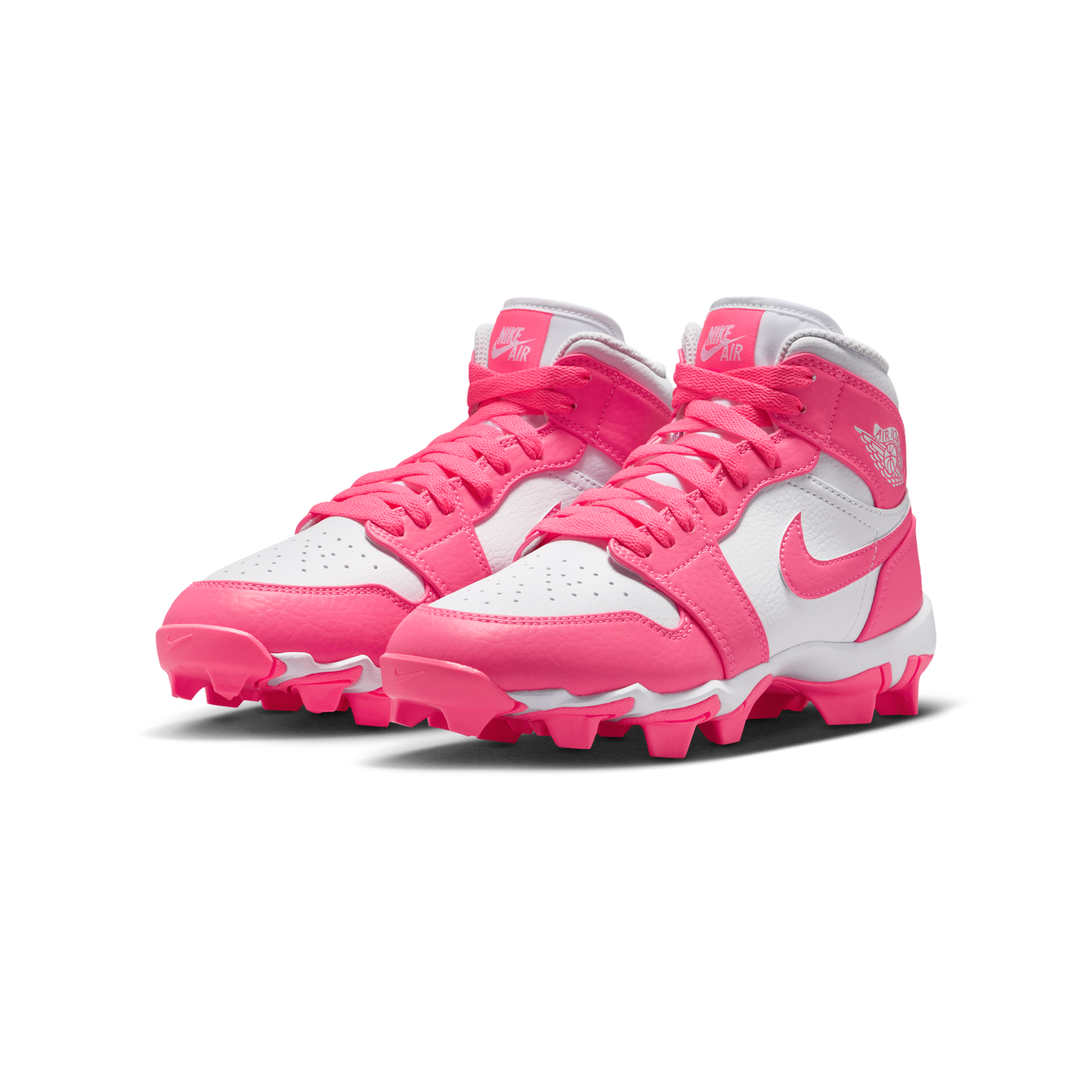 Jordan 1 Mid Cleat White Digital Pink (GS)