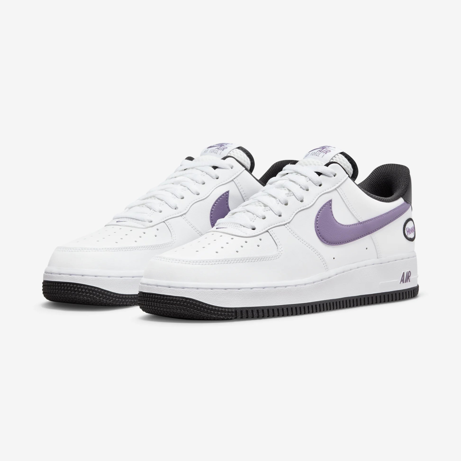 Nike Air Force 1 Low Hoops White Canyon Purple
