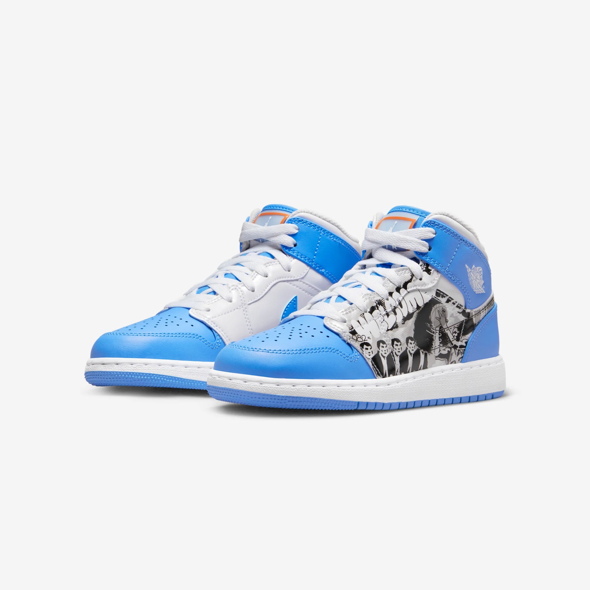 Jordan 1 Mid Sneaker School Game Winner (GS)