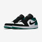 Jordan 1 Low White Black Mystic Green